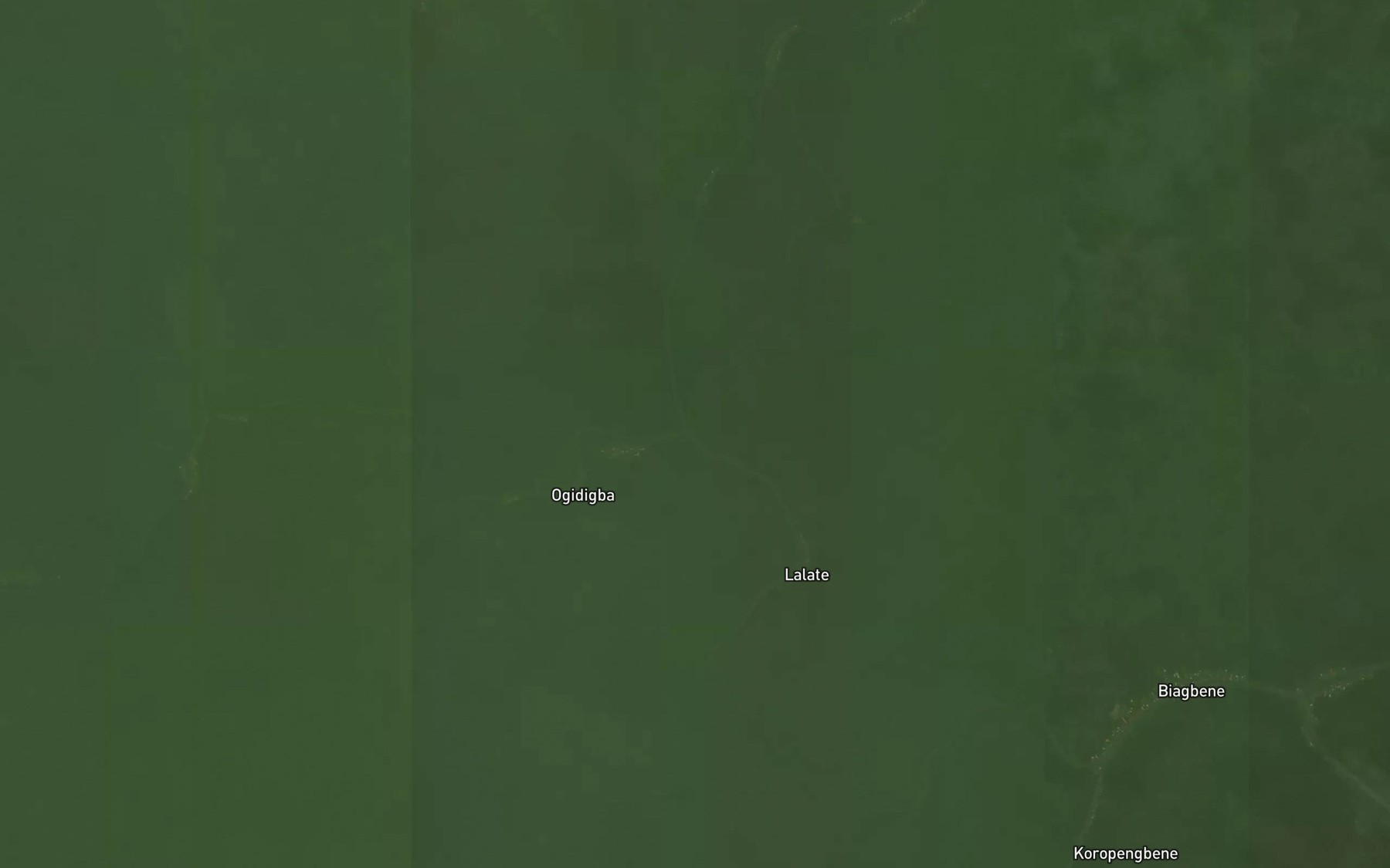 Satellite map of the Ogidigbo Stream