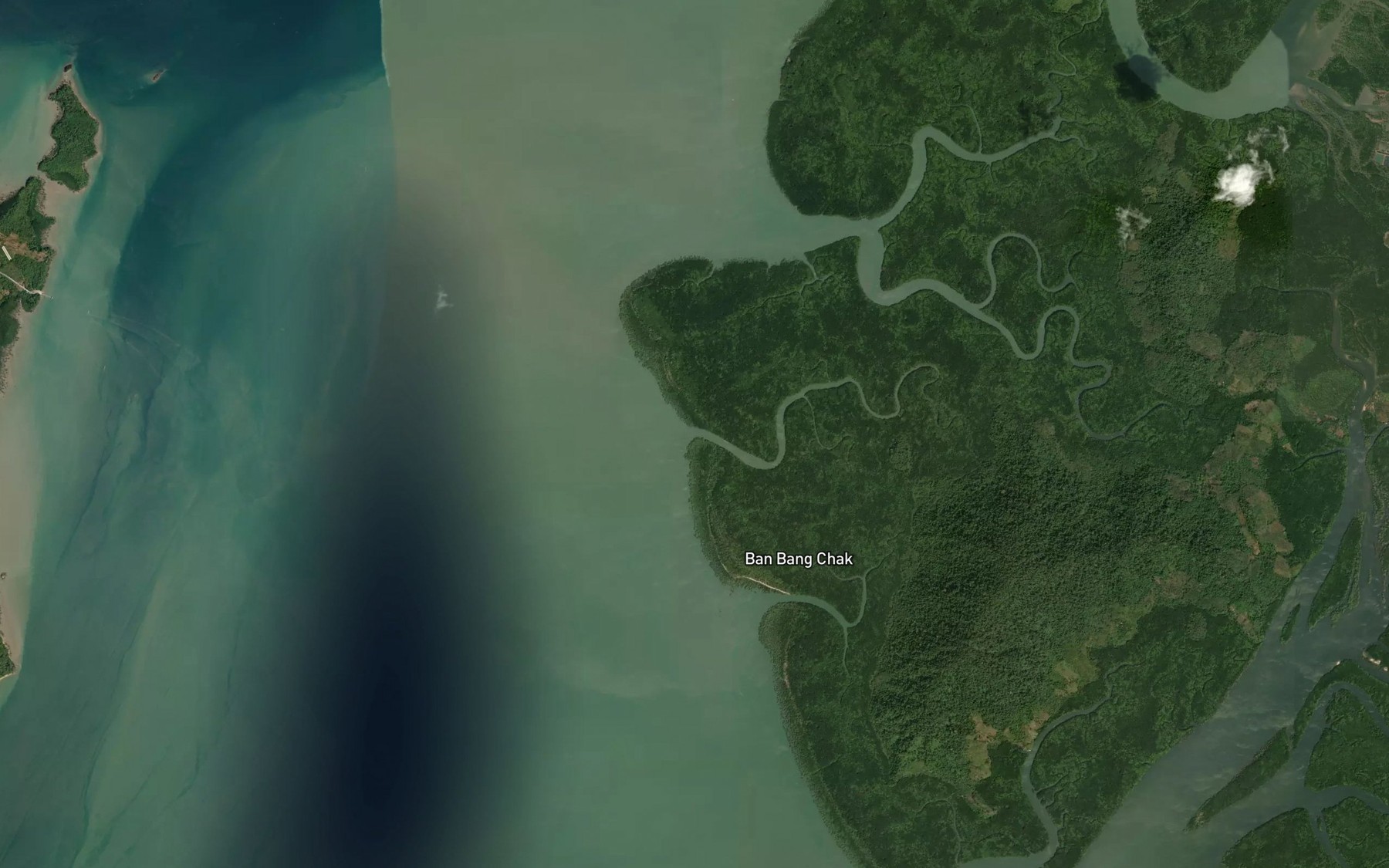 Satellite map of the Khlong Si Thi