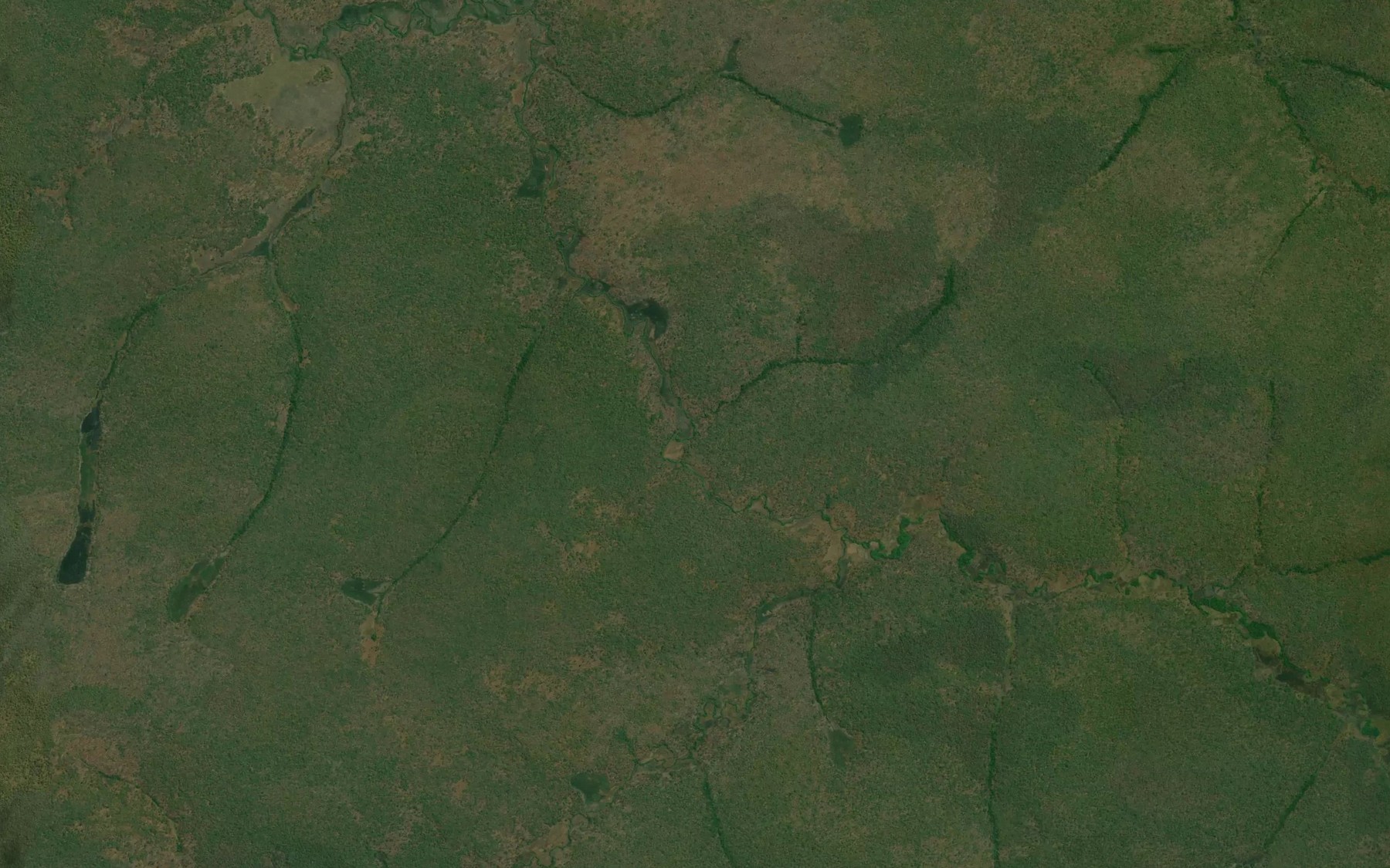 Satellite map of the Kabisongo