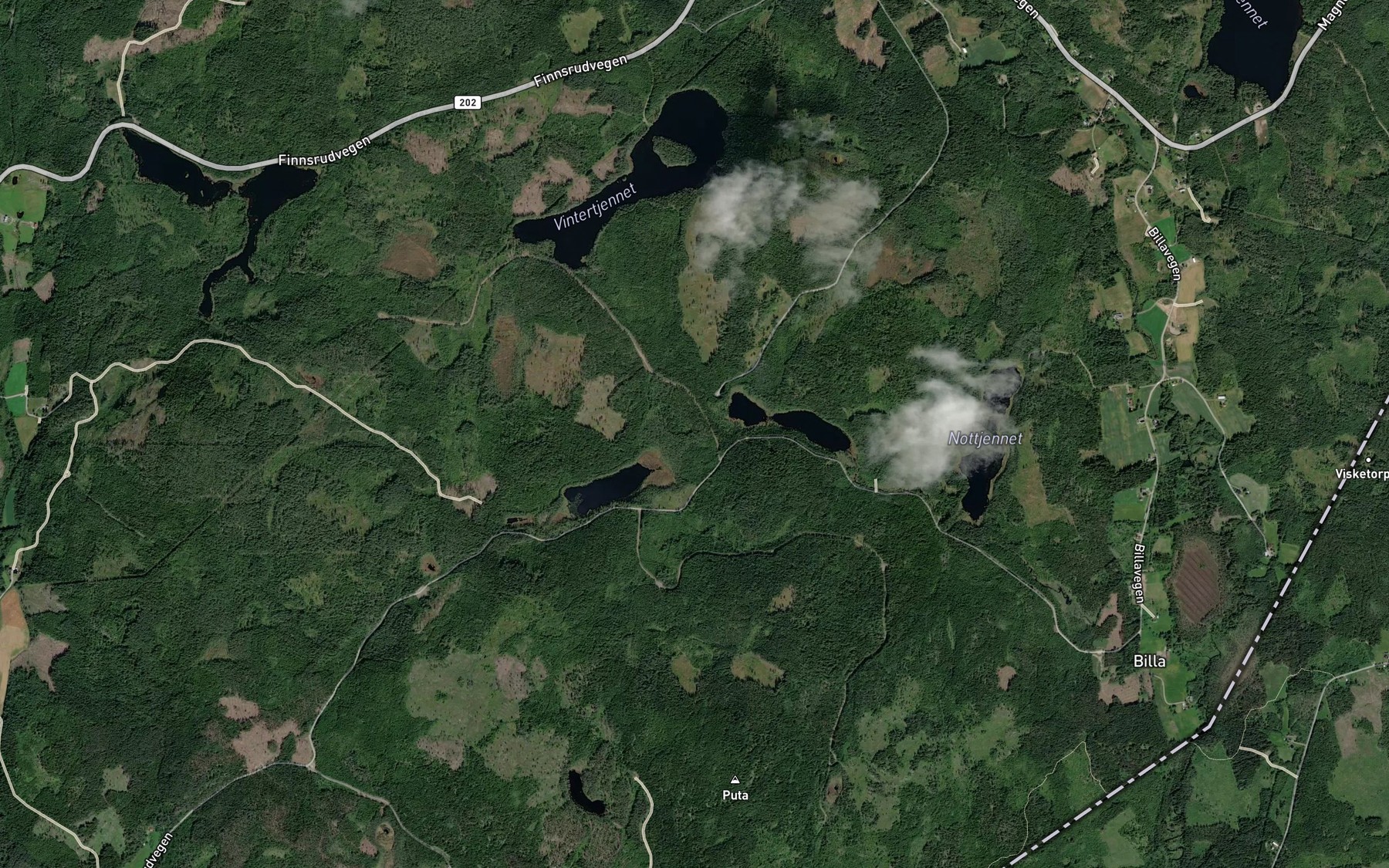 Satellite map of the Stratjenna