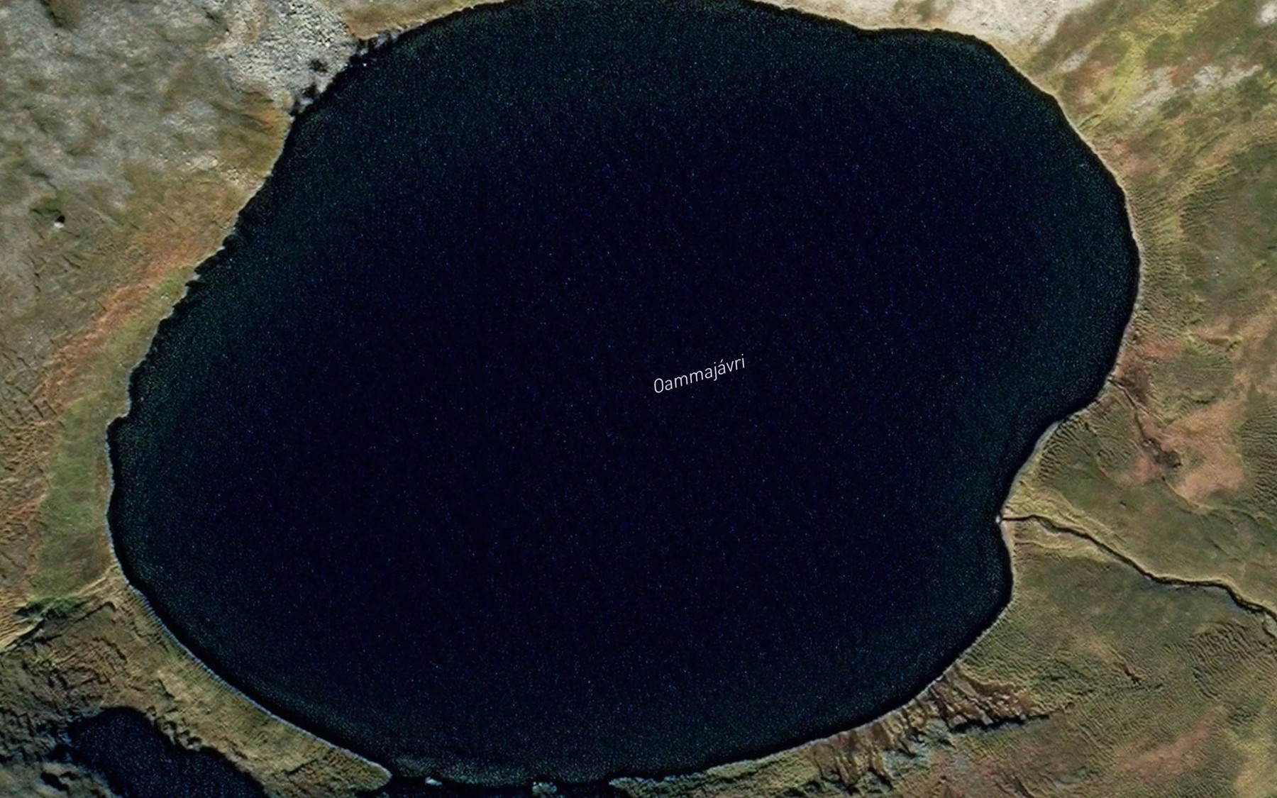 Satellite map of the Oammajavri