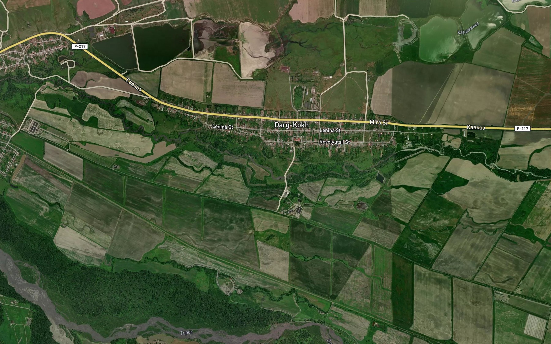 Satellite map of the Asabchdon