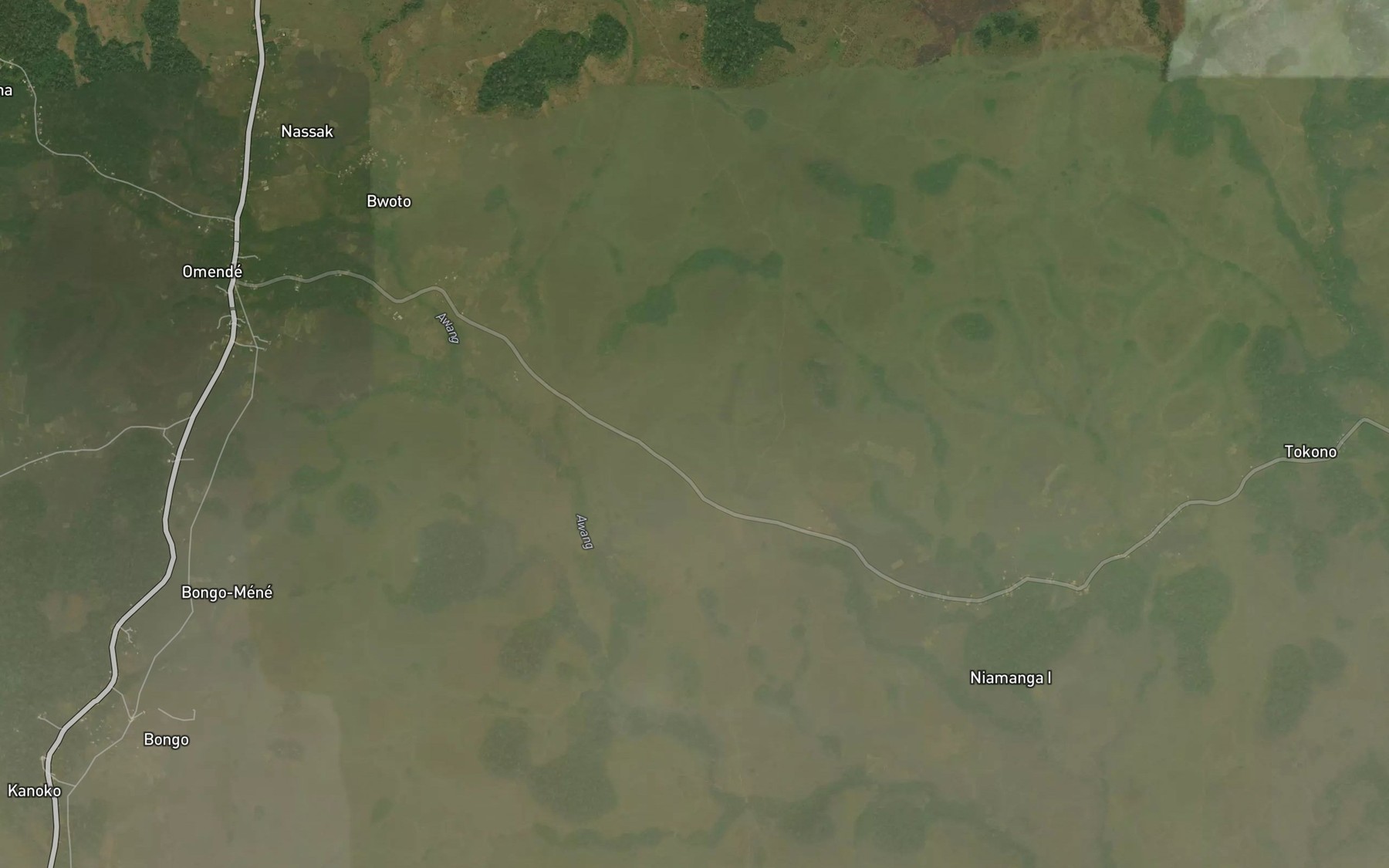 Satellite map of the Elian He