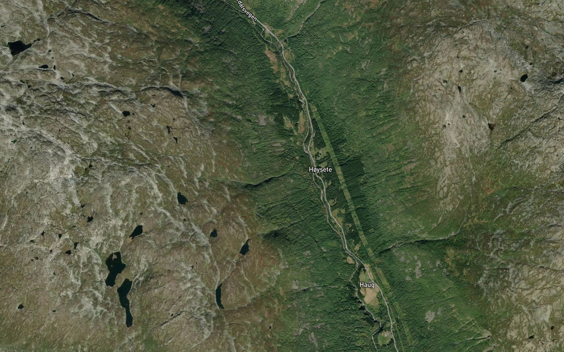 Satellite map of the Oylobekken