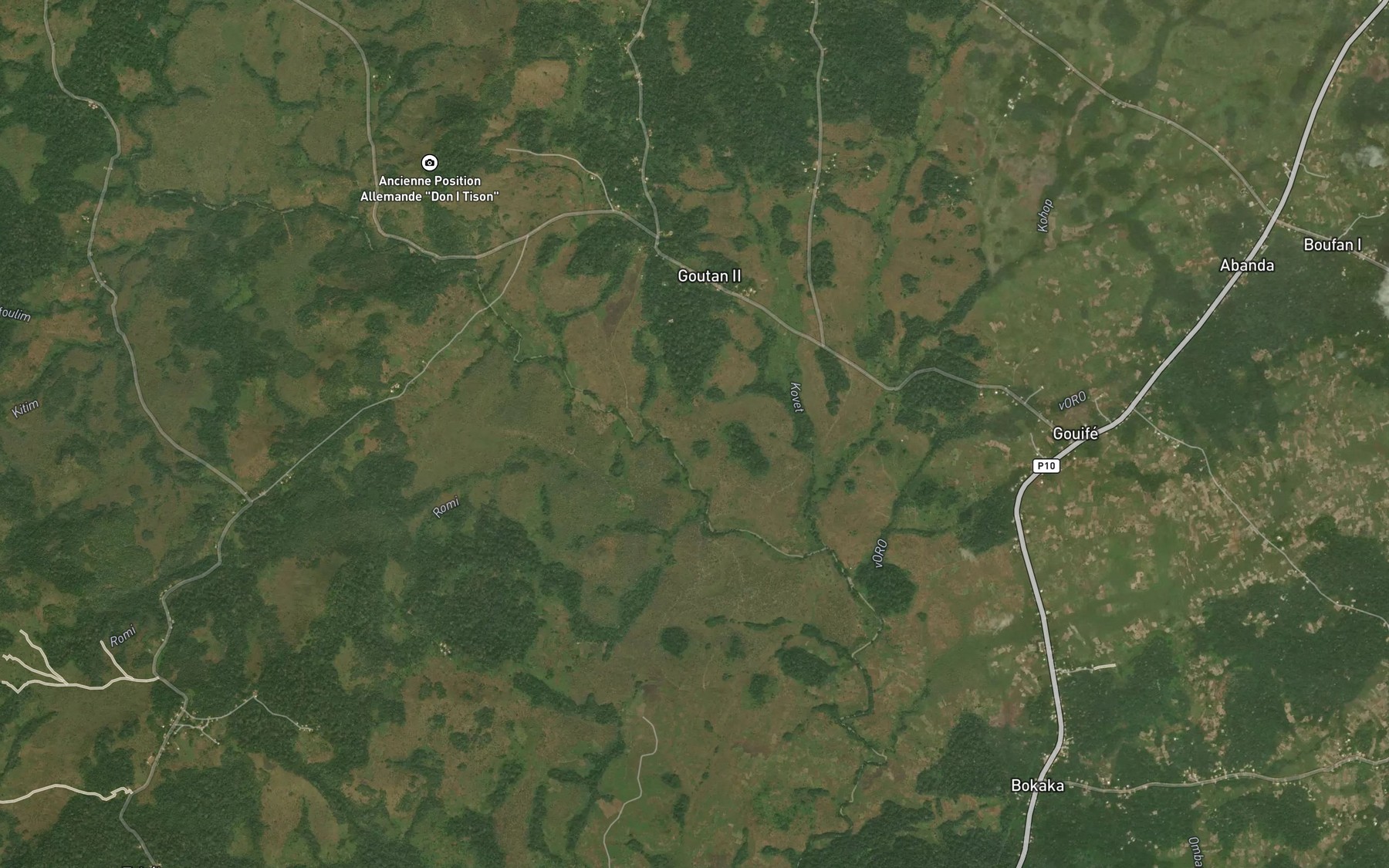 Satellite map of the Romi