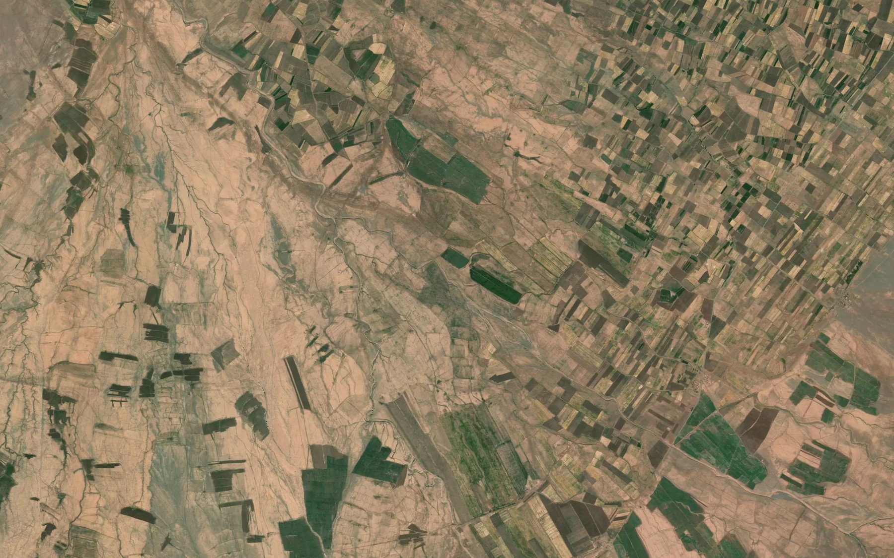 Satellite map of the Kal-e Shur