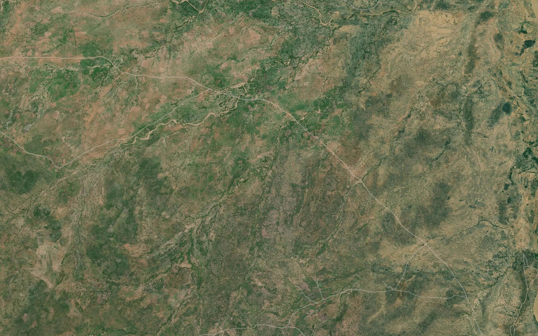 Satellite map of the River Fata