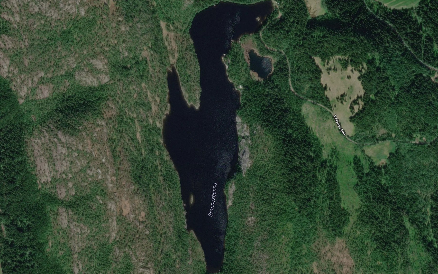 Satellite map of the Grannestjorna