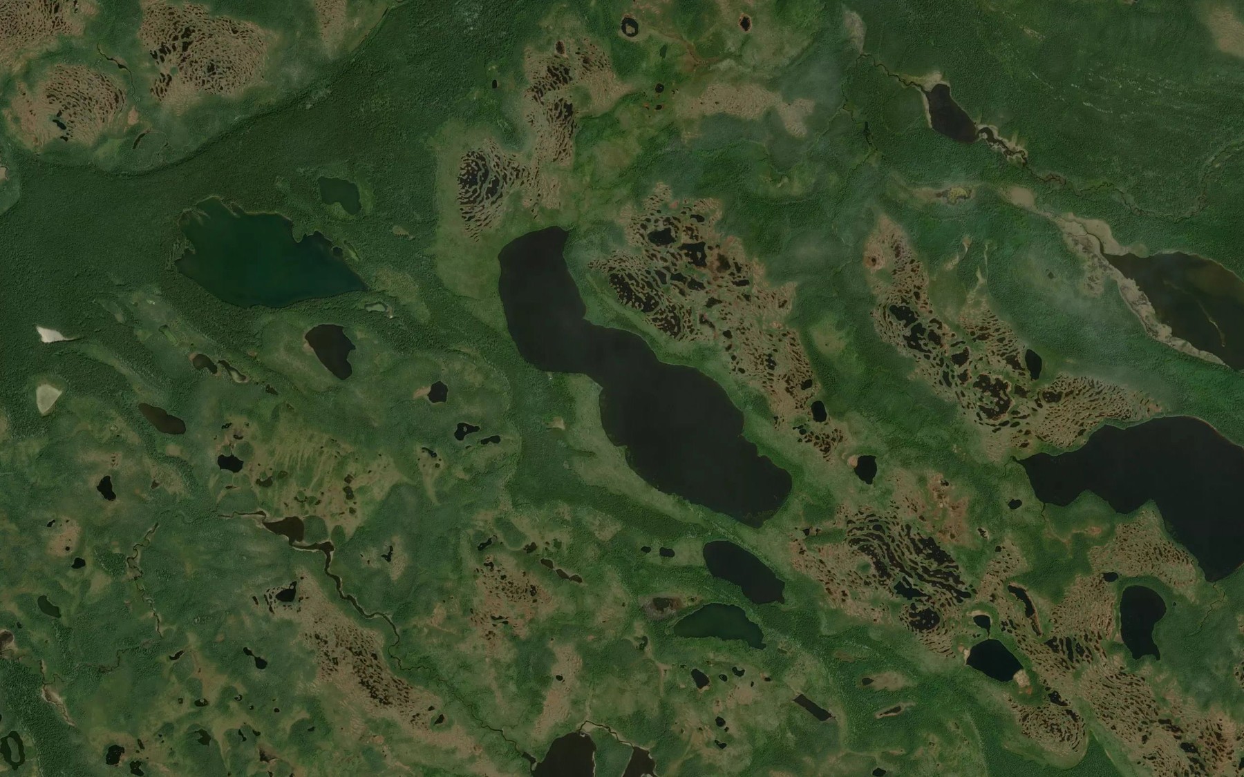 Satellite map of the Lac Diane
