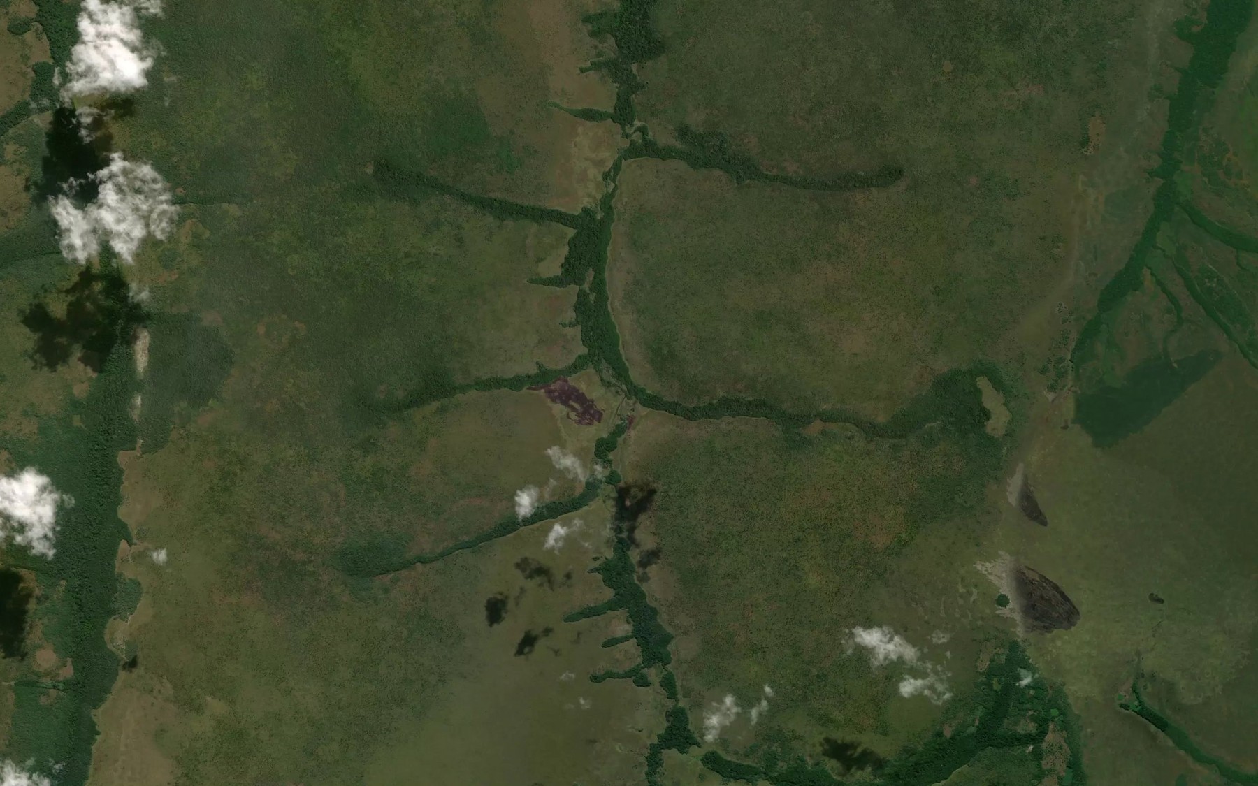 Satellite map of the Tshovua