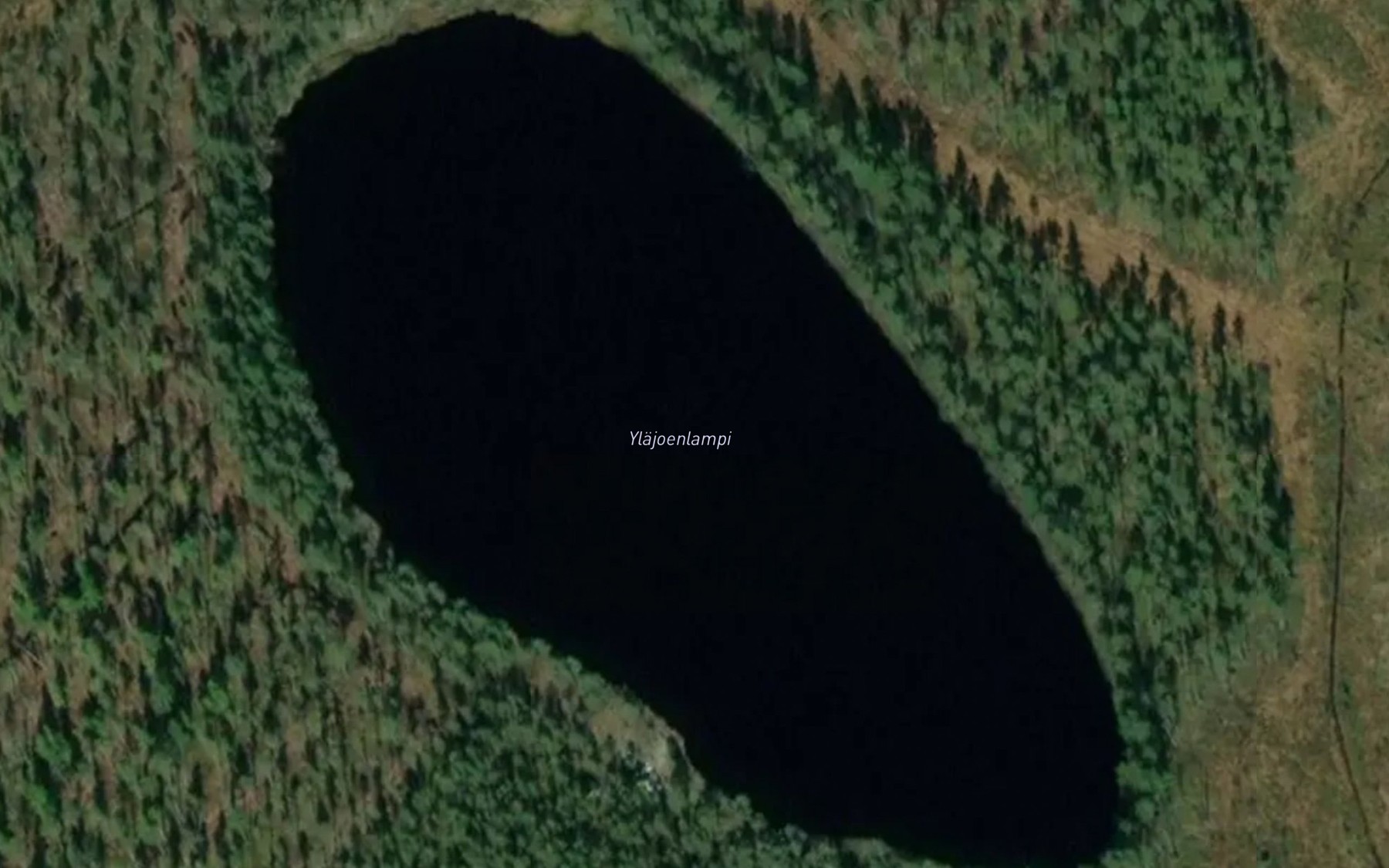Satellite map of the Ylajoenlampi