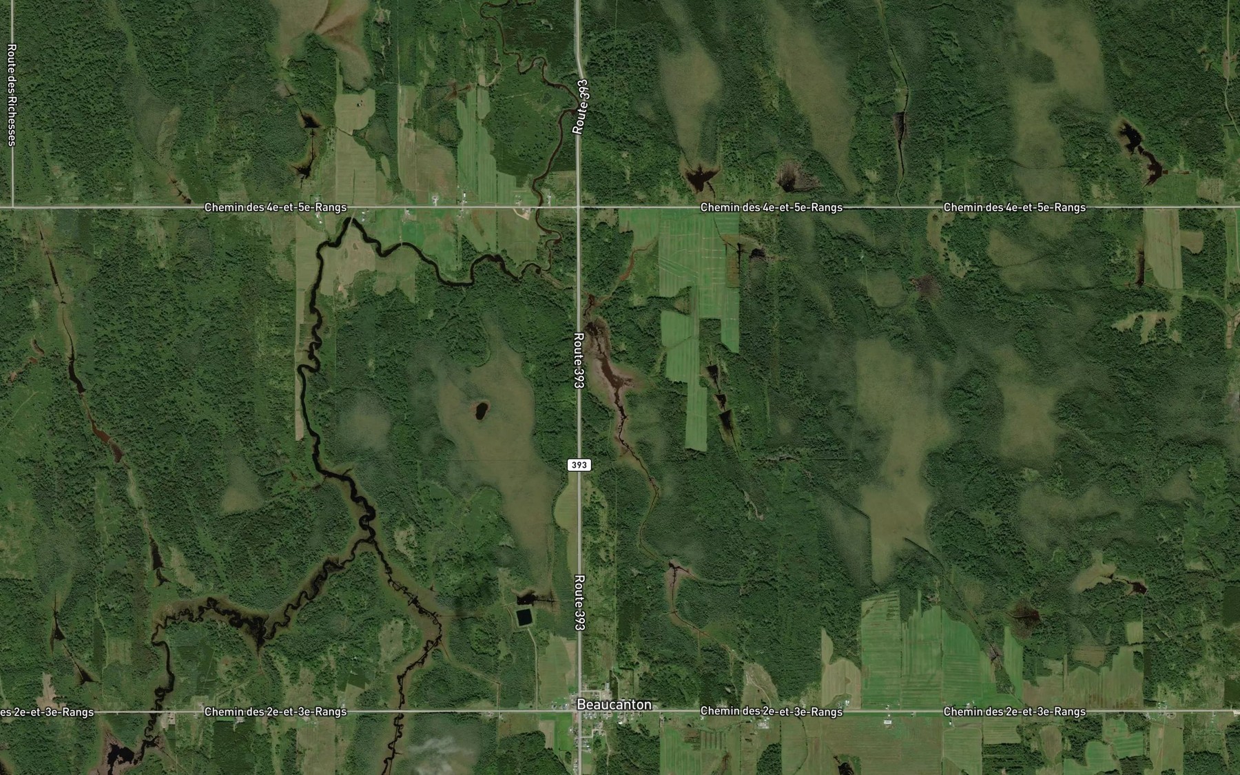 Satellite map of the Cours d'eau Boisvert