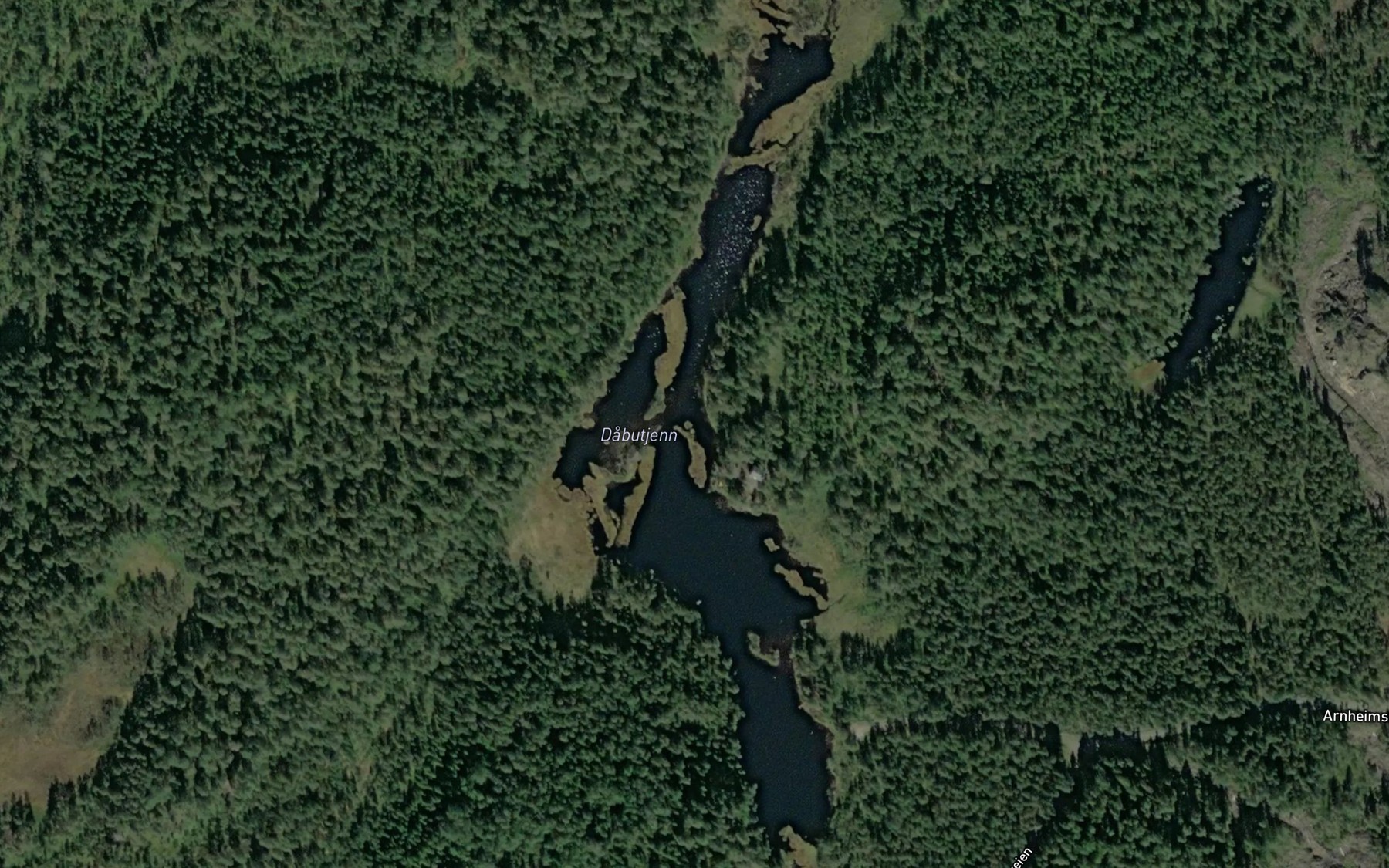 Satellite map of the Dabutjenna