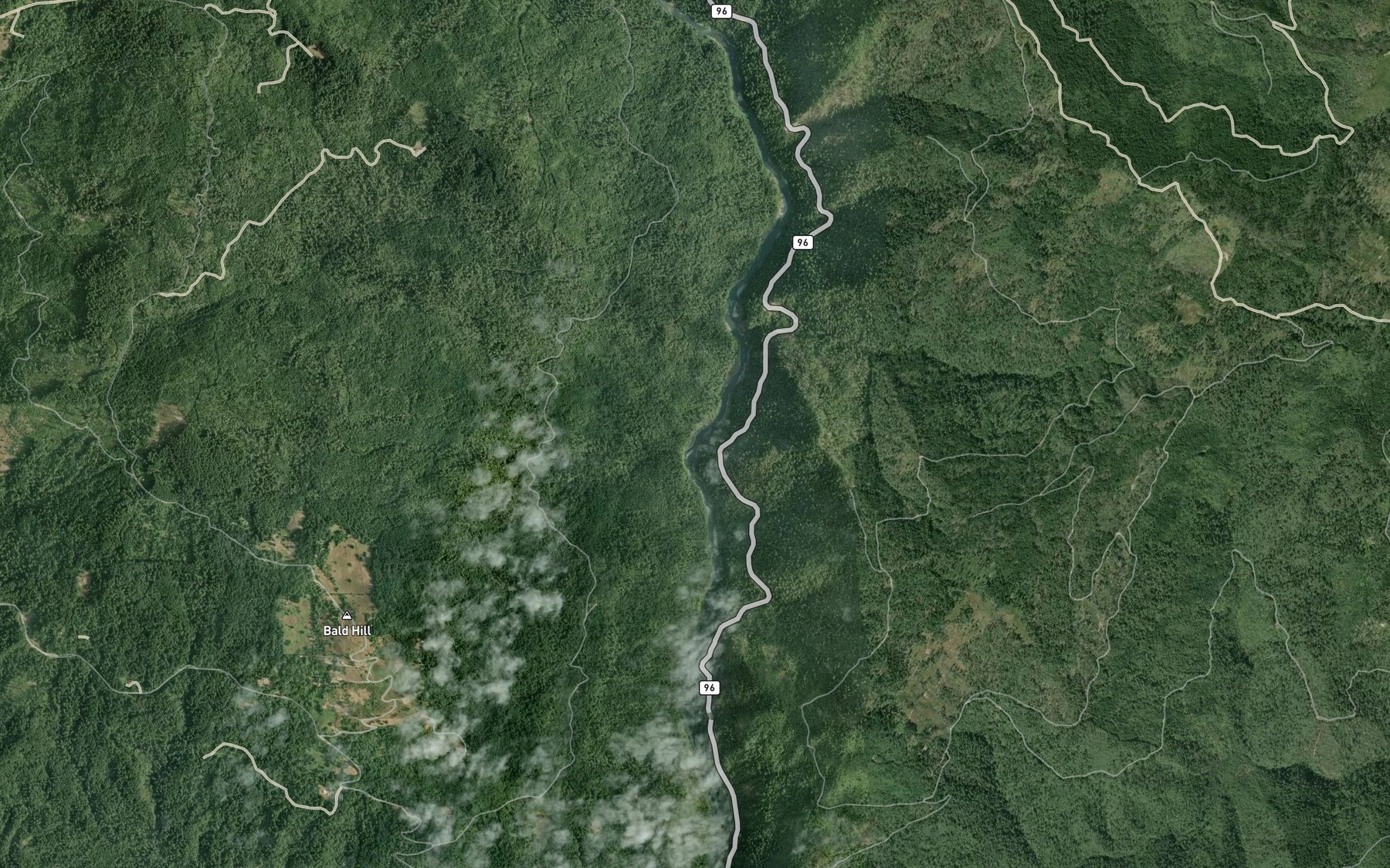 Satellite map of the Limb Camp Creek