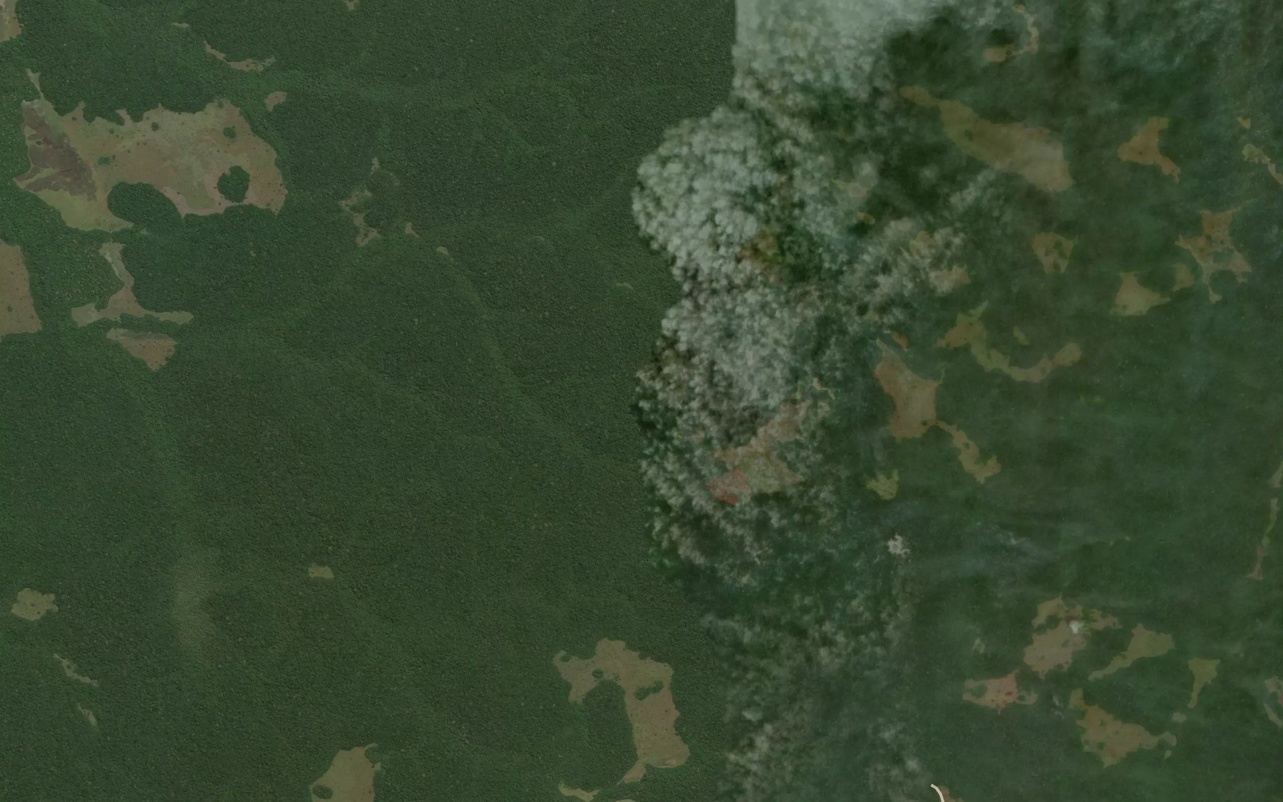Satellite map of the Adidjongo