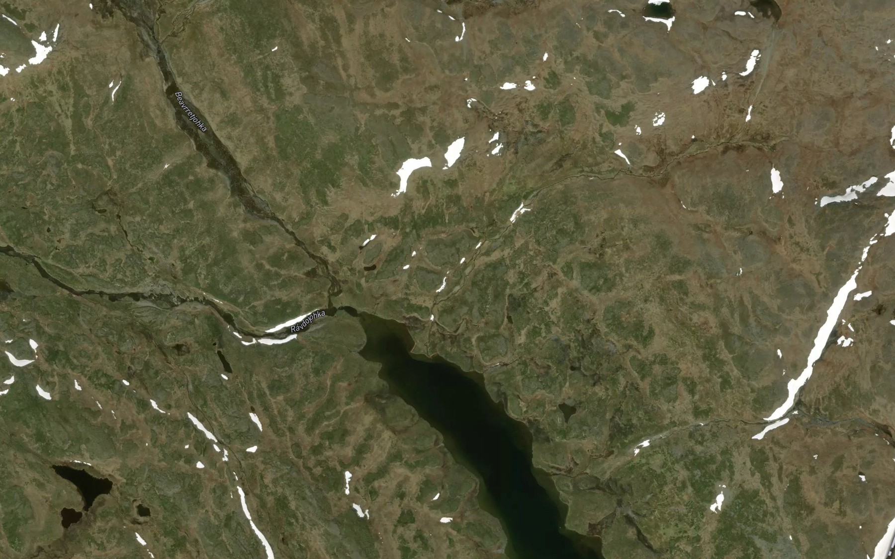 Satellite map of the Goddejohka
