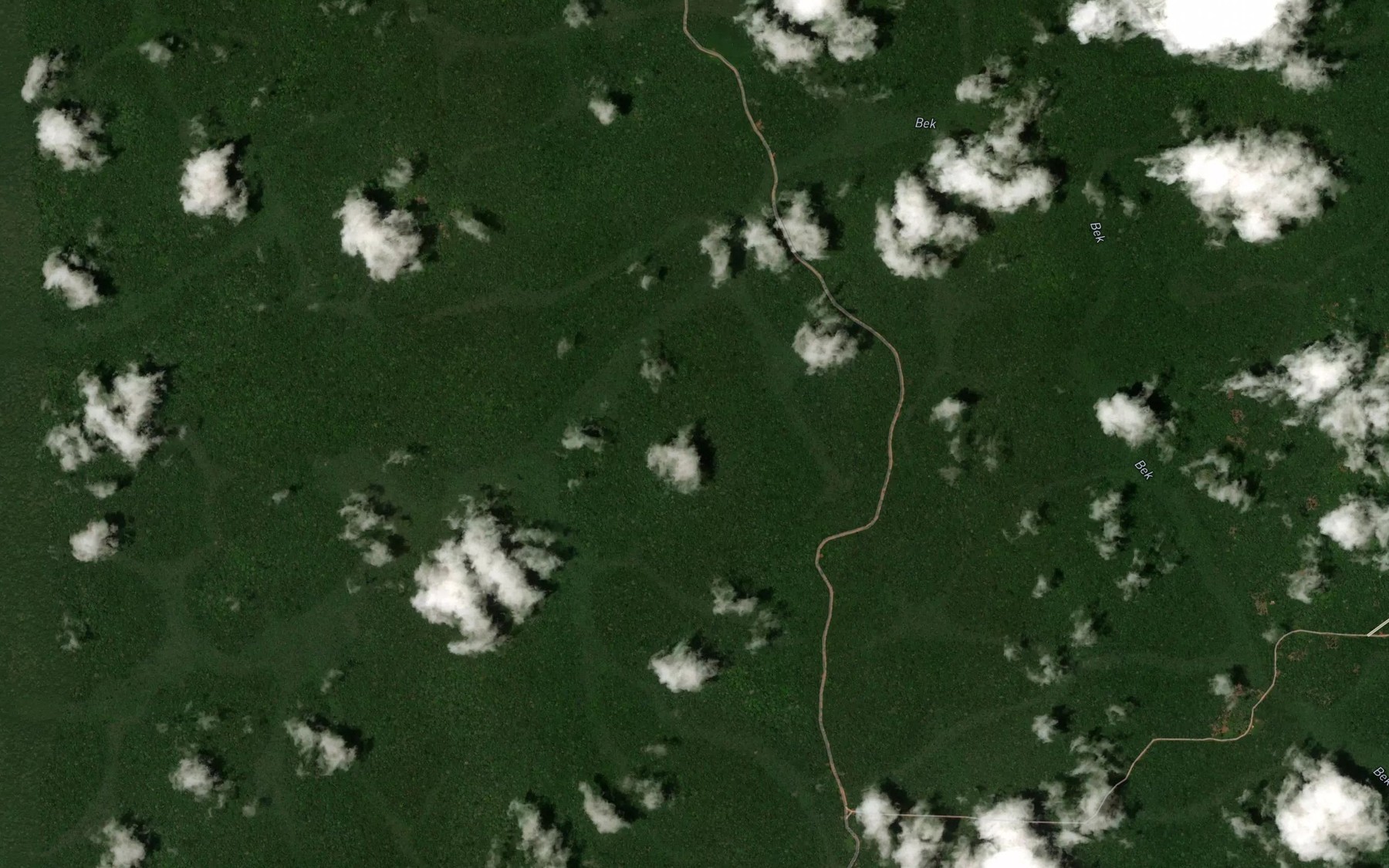 Satellite map of the Monjomien