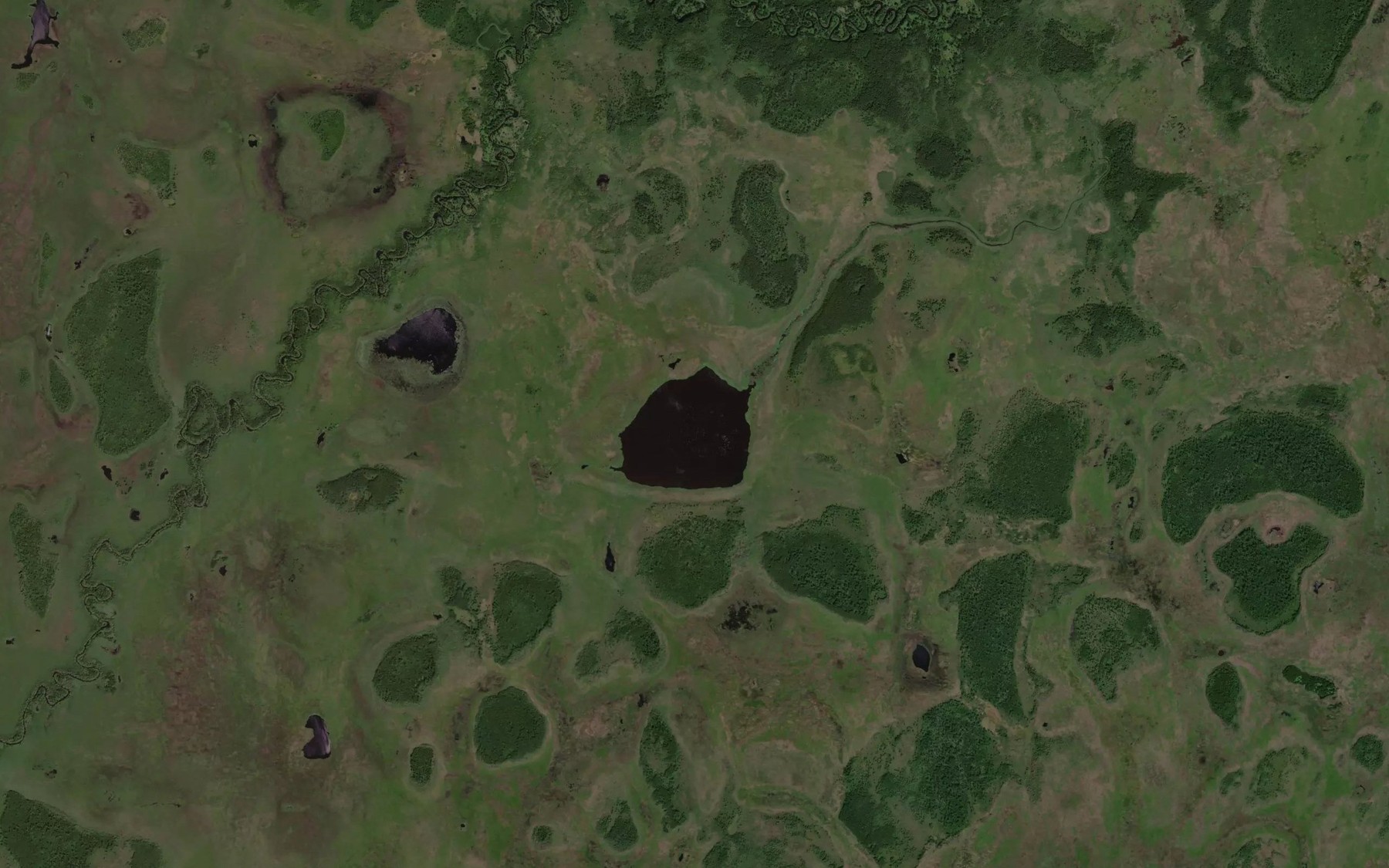 Satellite map of the Ozero Melkoye