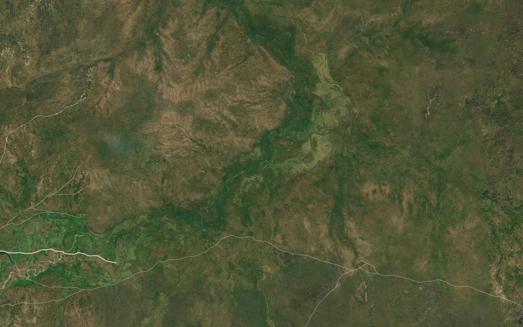Satellite map of the Tal Rafin