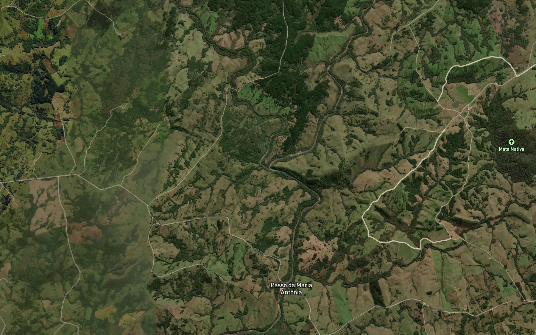 Satellite map of the Arroio Passo do Funil