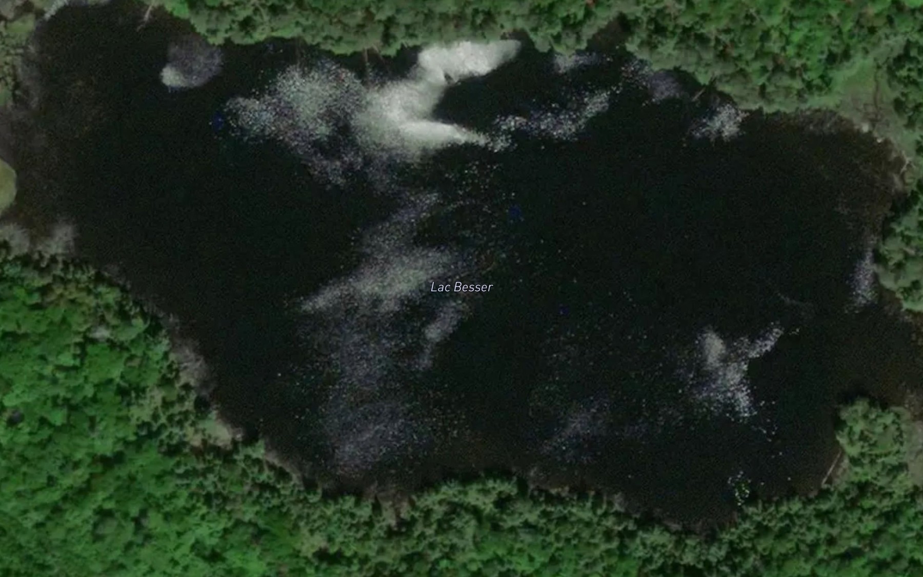 Satellite map of the Lac Besser