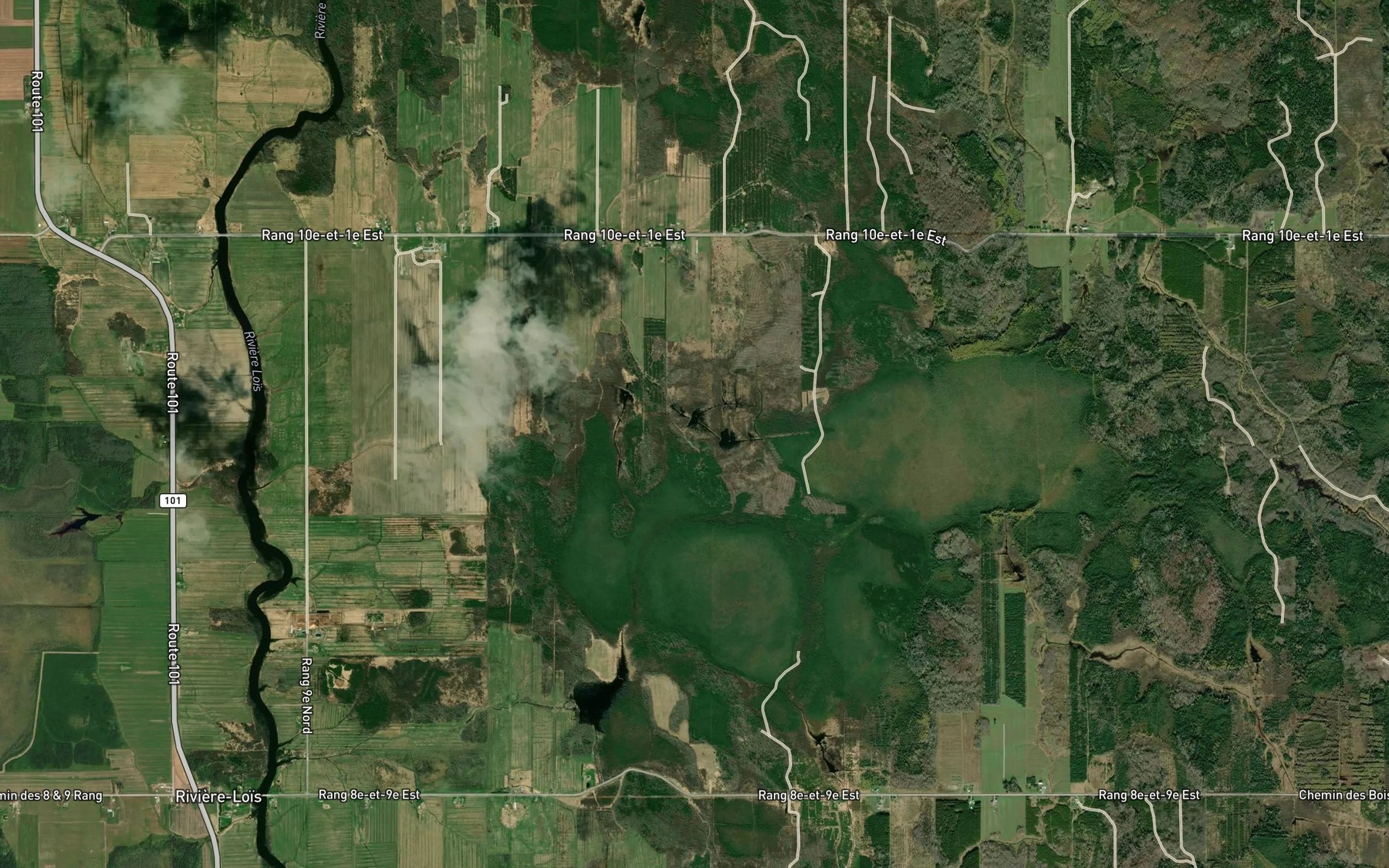 Satellite map of the Cours d'eau de la Savane