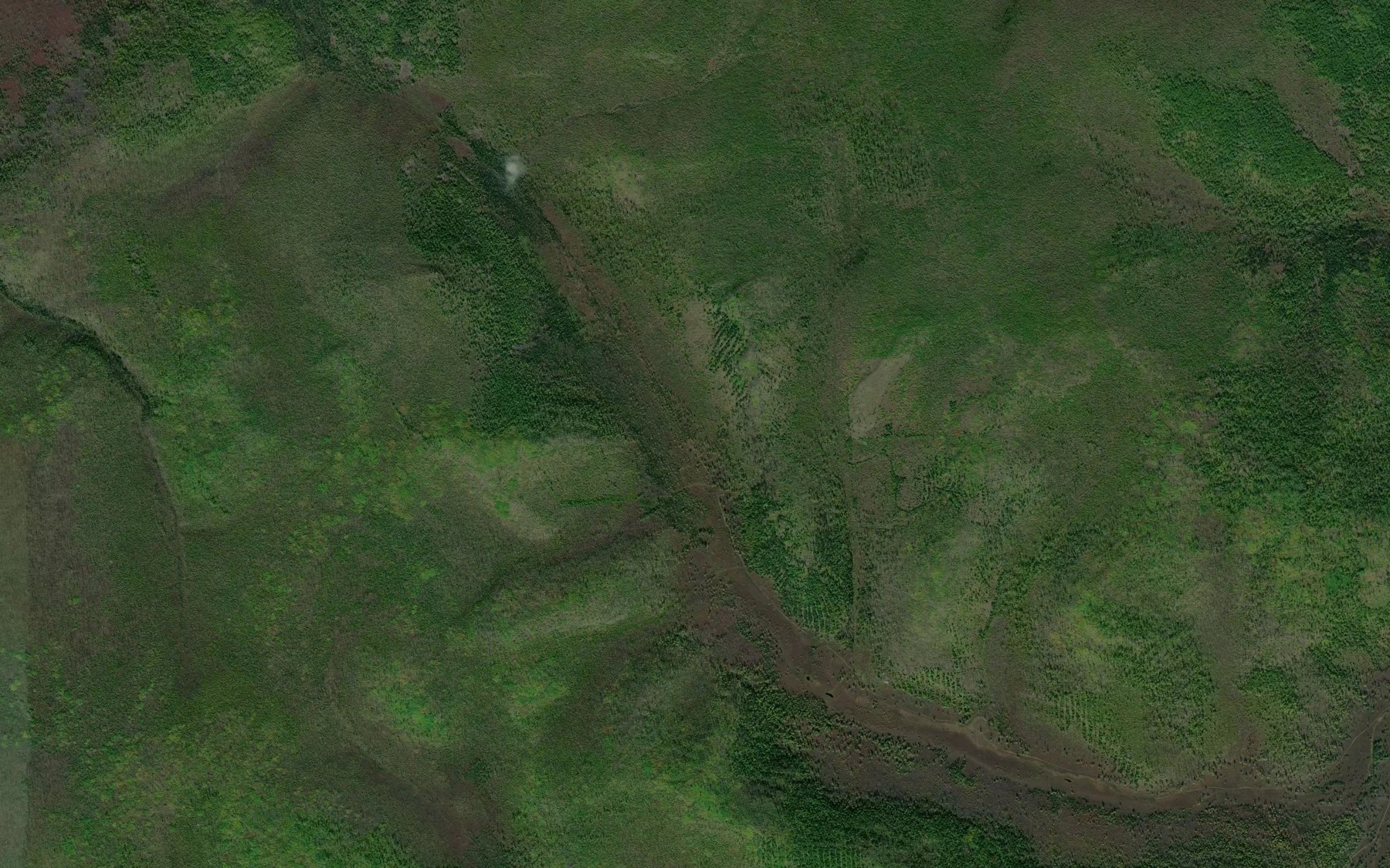 Satellite map of the Pad' Kurtunskaya Vershina