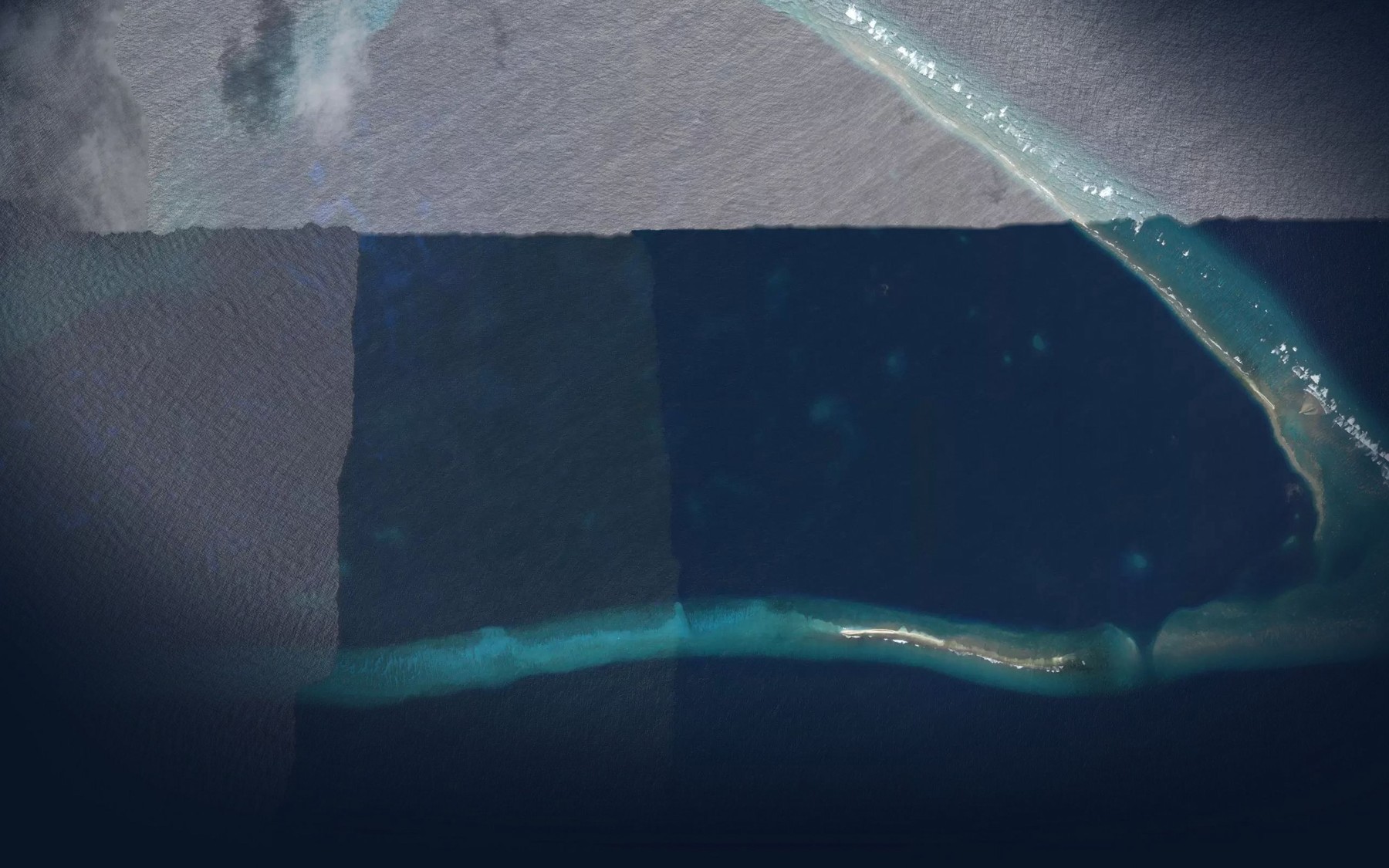 Satellite map of the Kingman Lagoon