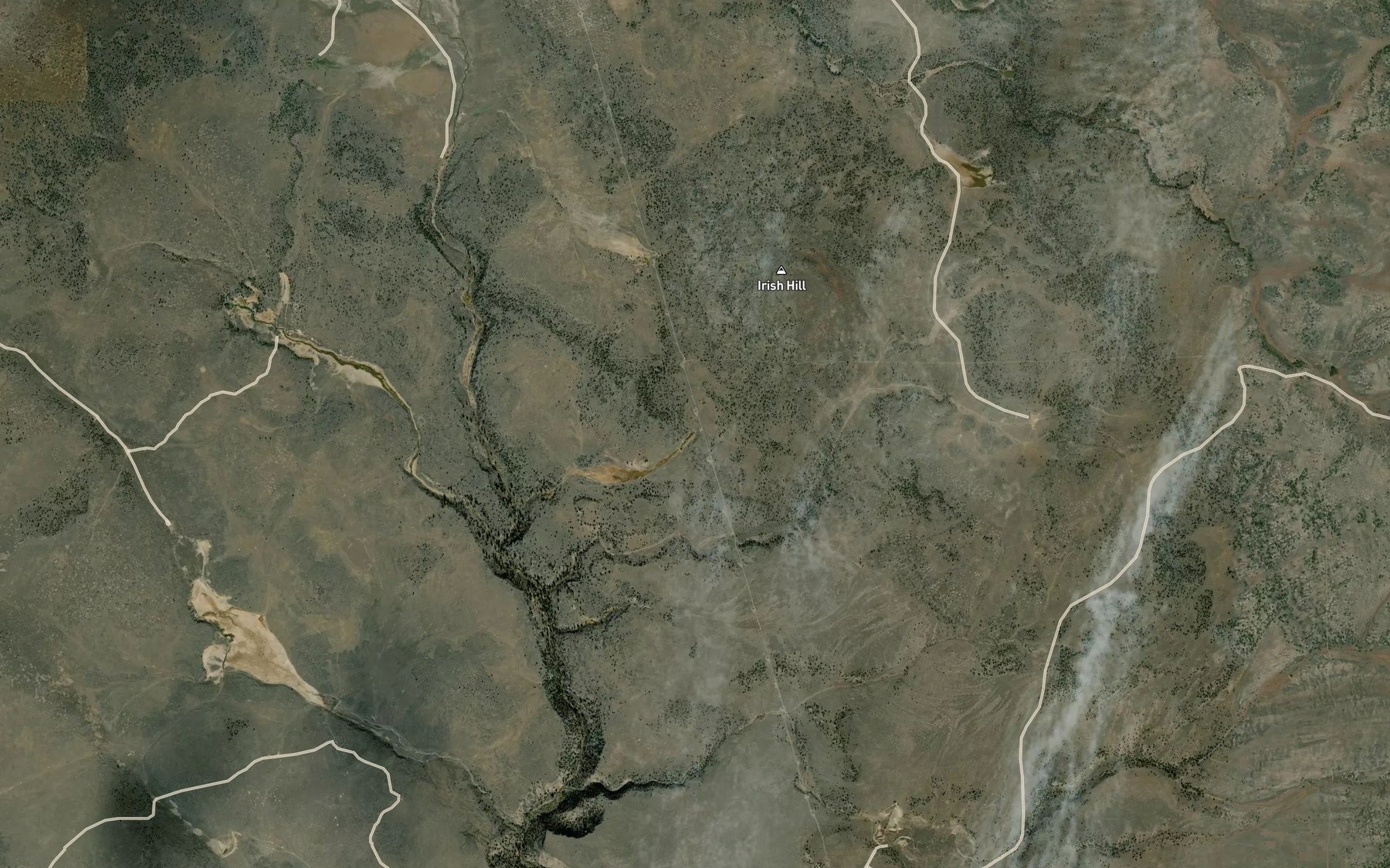 Satellite map of the Irish Spring