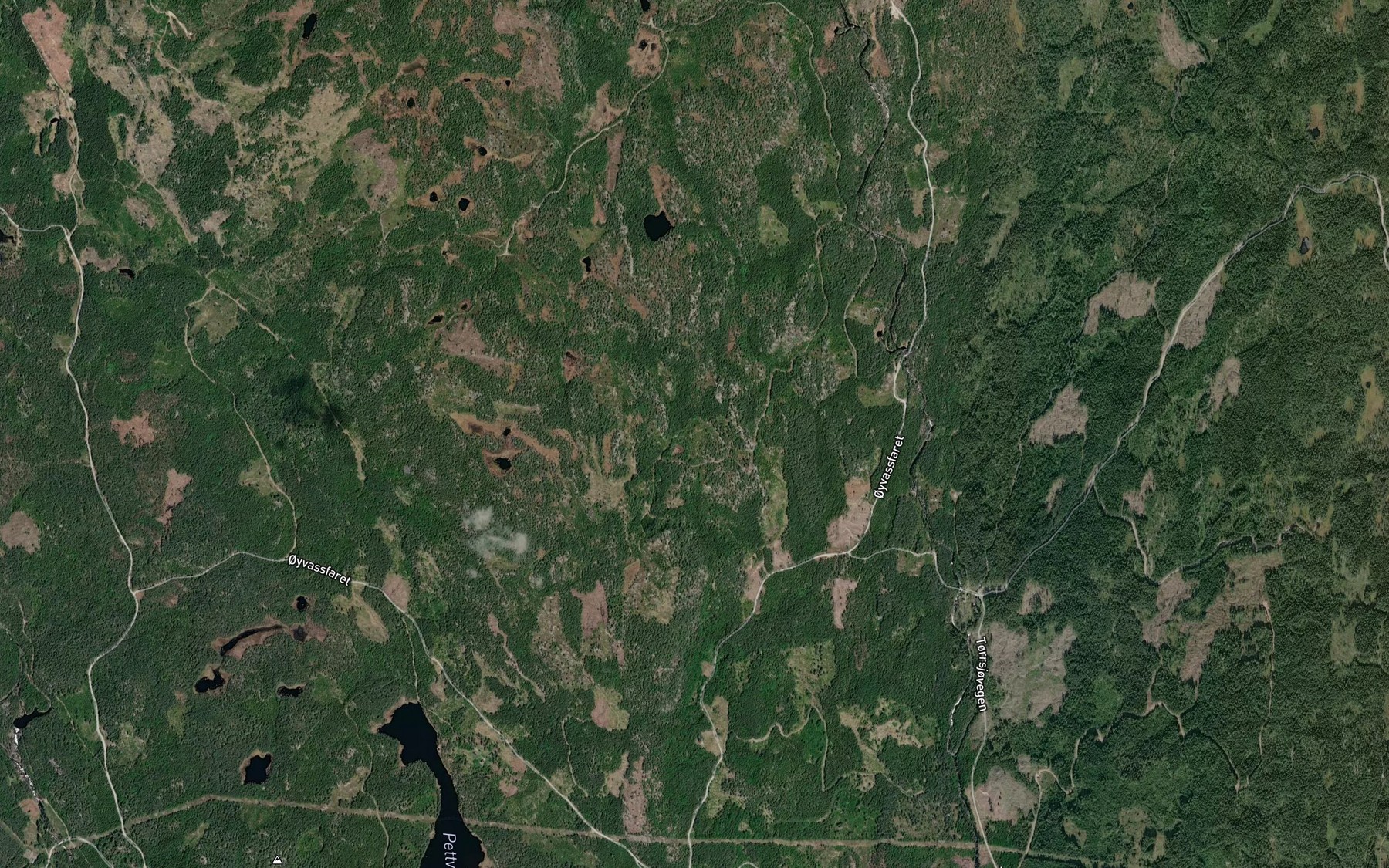 Satellite map of the Grandalsbekken