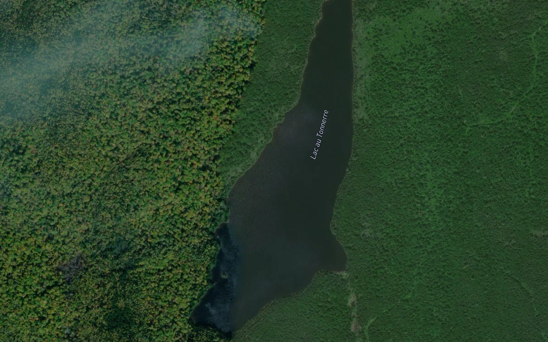 Satellite map of the Lac au Tonnerre