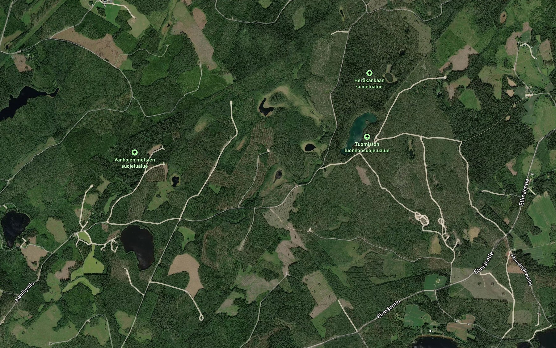 Satellite map of the Sammalisjarvi