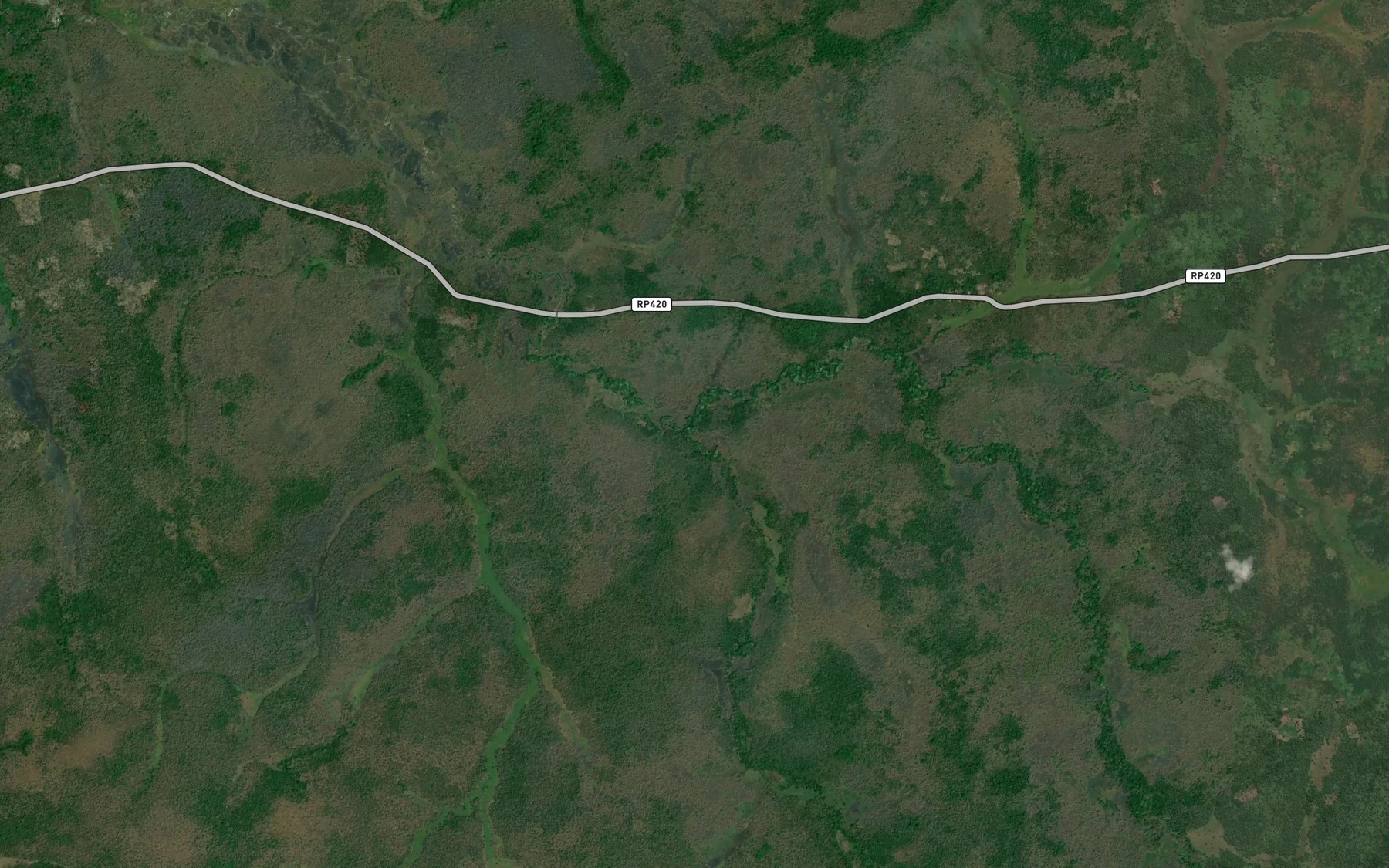 Satellite map of the Abitra