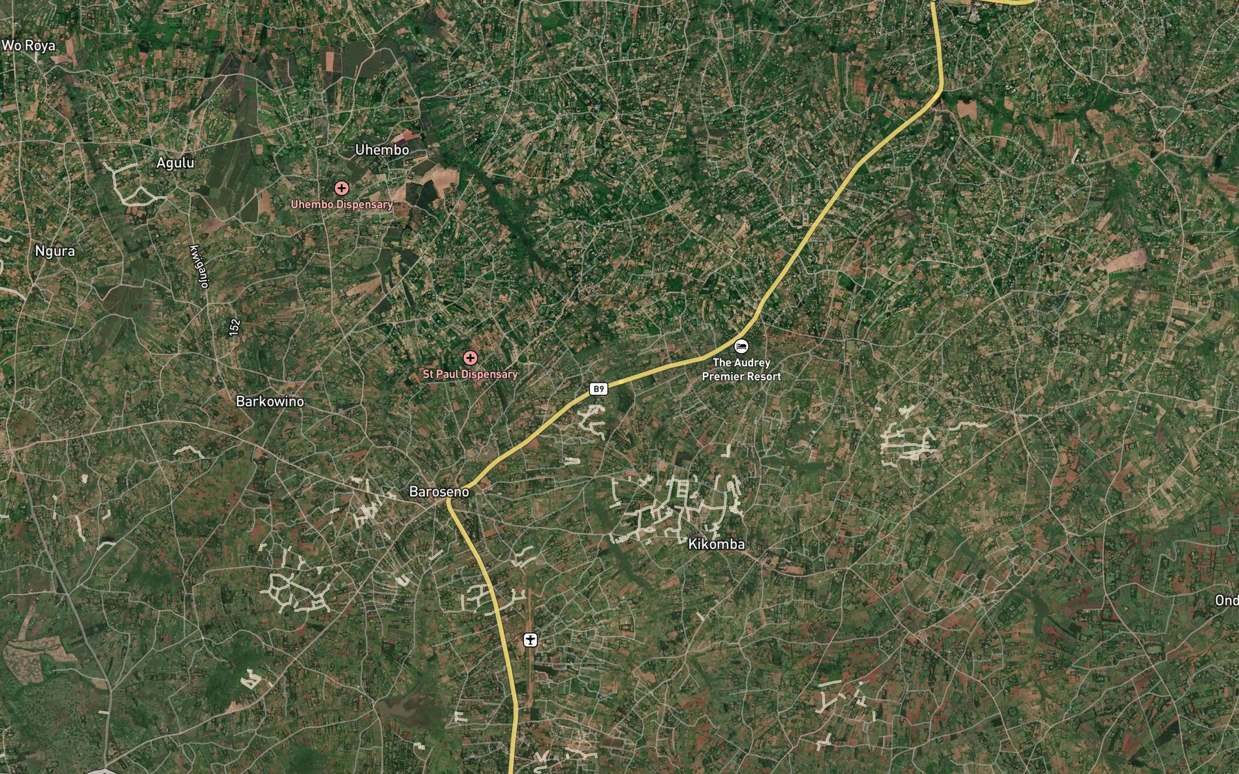 Satellite map of the Nyamawin