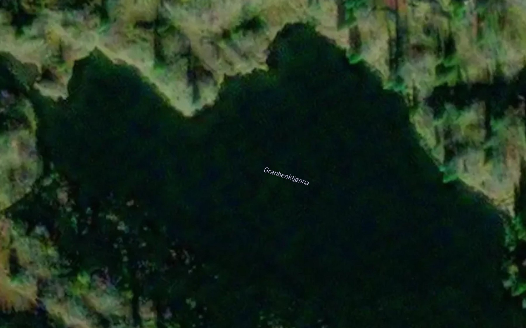 Satellite map of the Granbenktjonna
