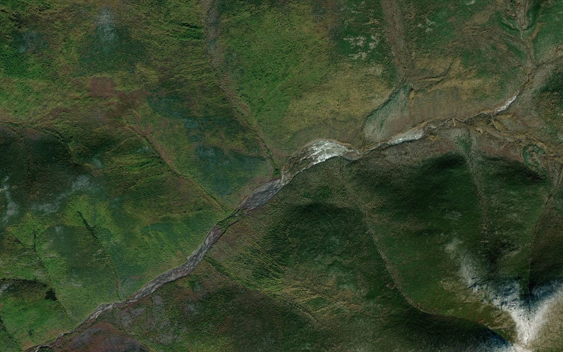 Satellite map of the Zakrytyy