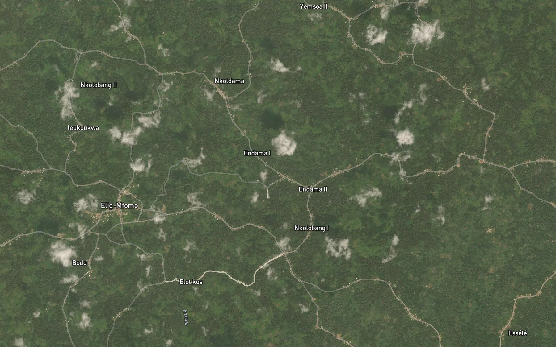 Satellite map of the Mbagoa