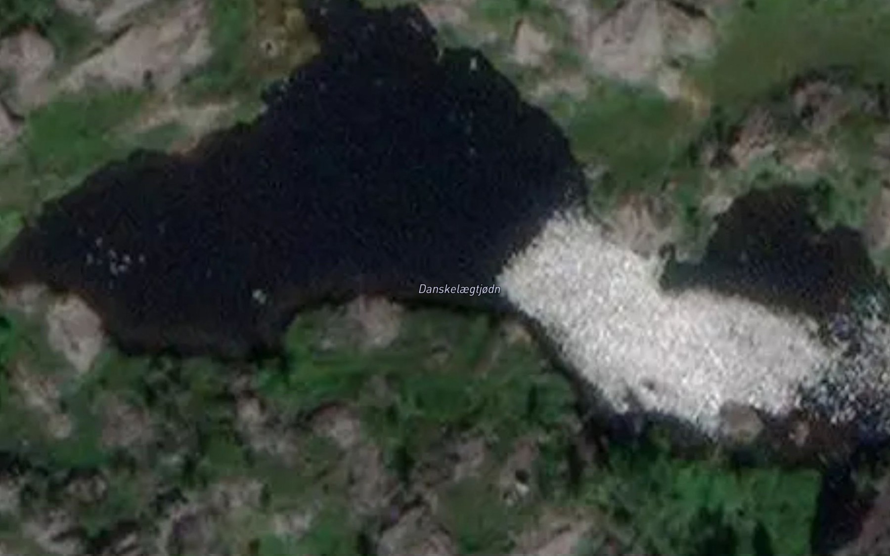 Satellite map of the Danskelaegtjodn