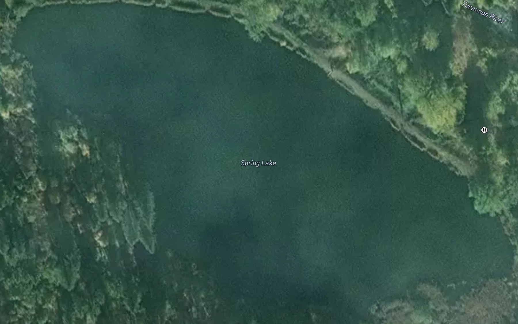 Satellite map of the Spring Lake