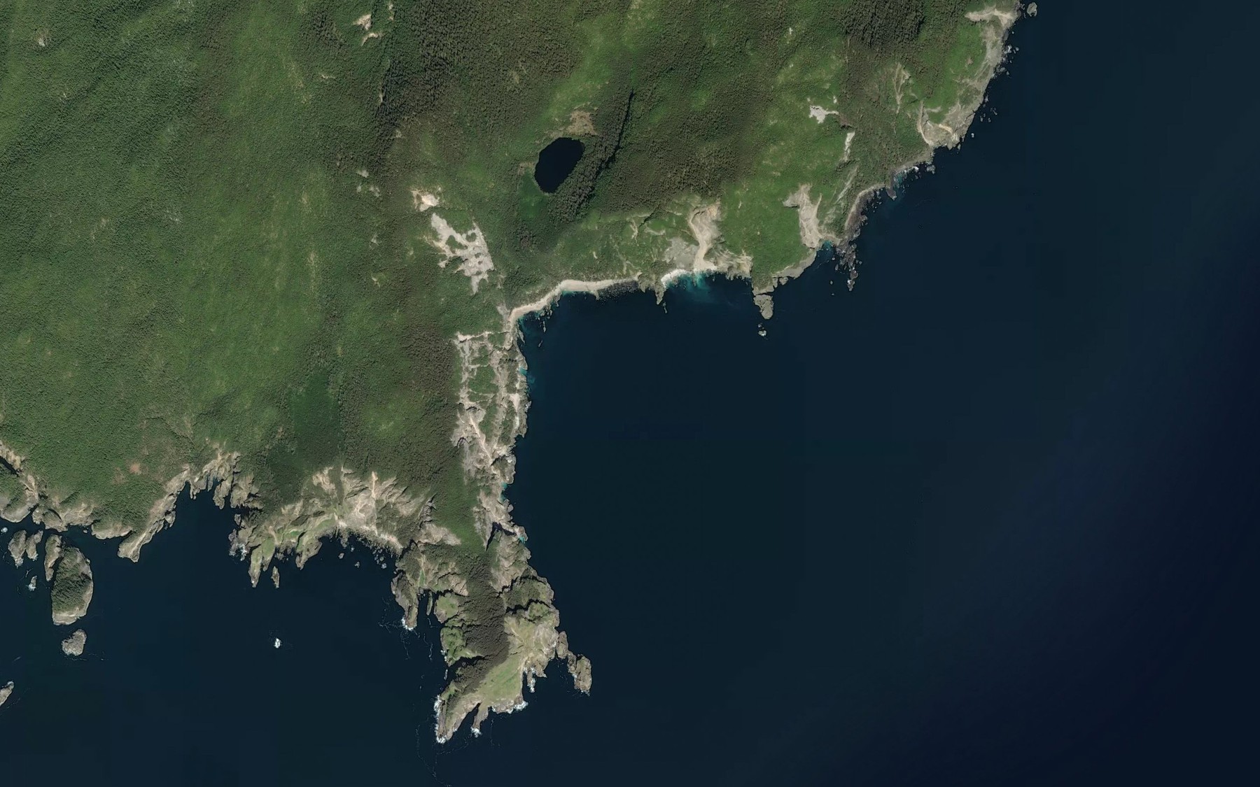 Satellite map of the China Cove