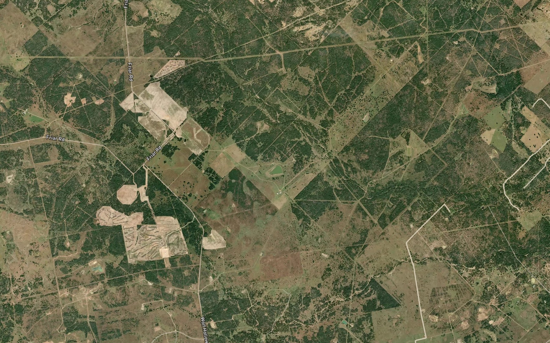 Satellite map of the Musselman Cattle Company Lake Number 2