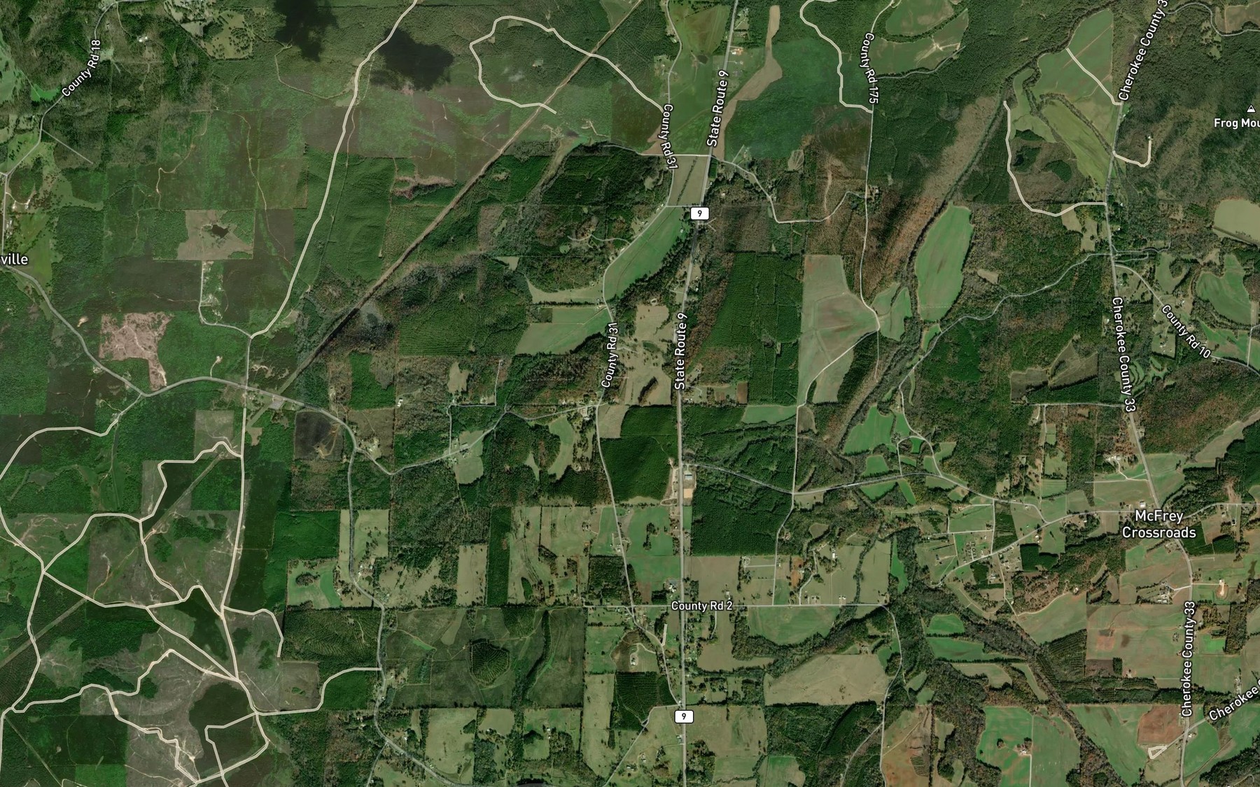 Satellite map of the Harbour Spring