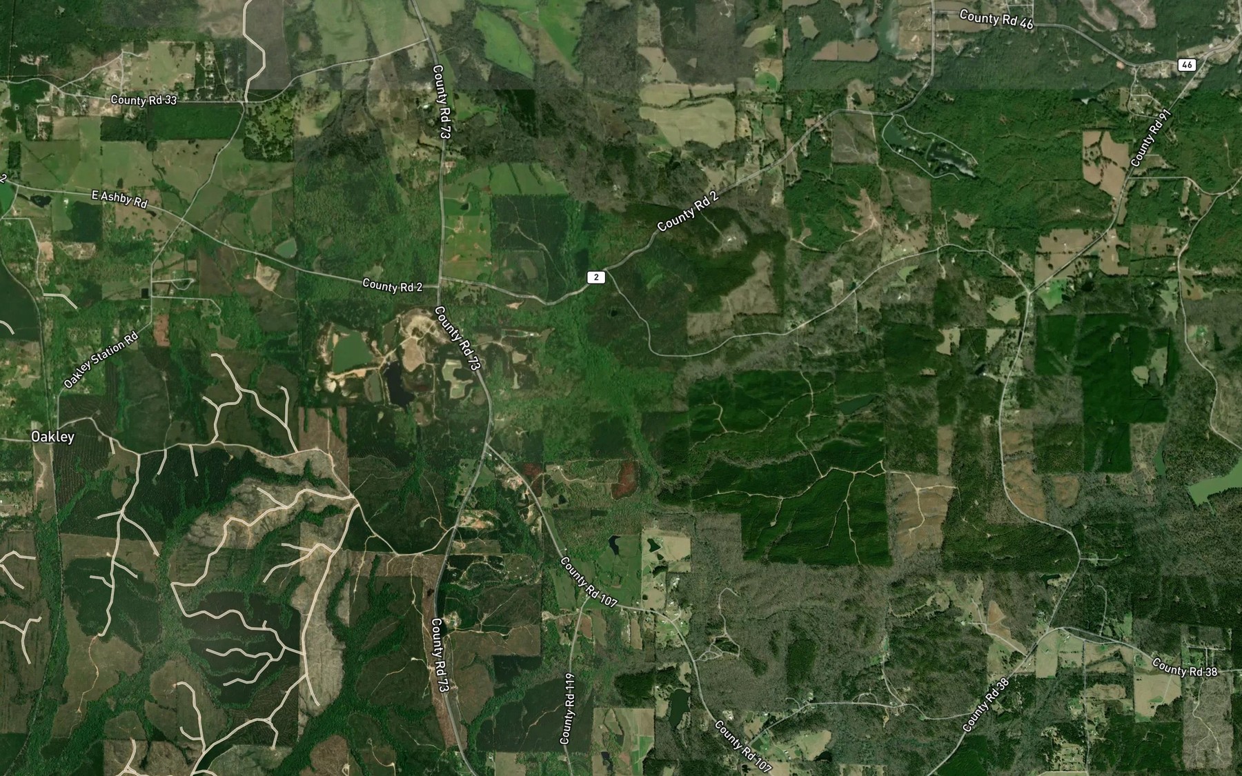 Satellite map of the Beam Branch