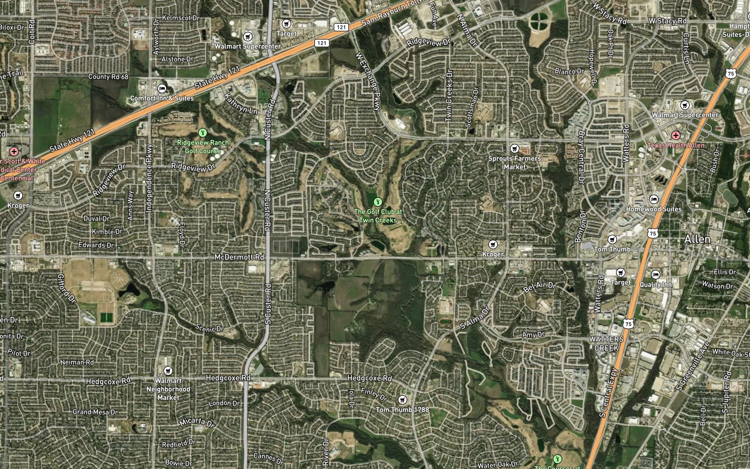 West Rowlett Creek