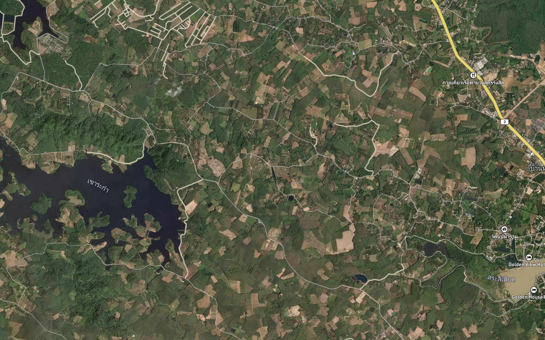 Satellite map of the Sa Kep Nam Thung Sam Ngam