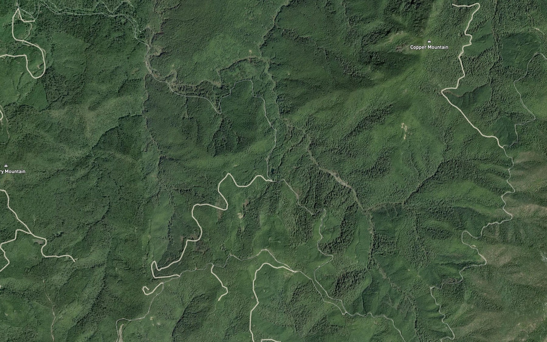 Satellite map of the Laird Lake
