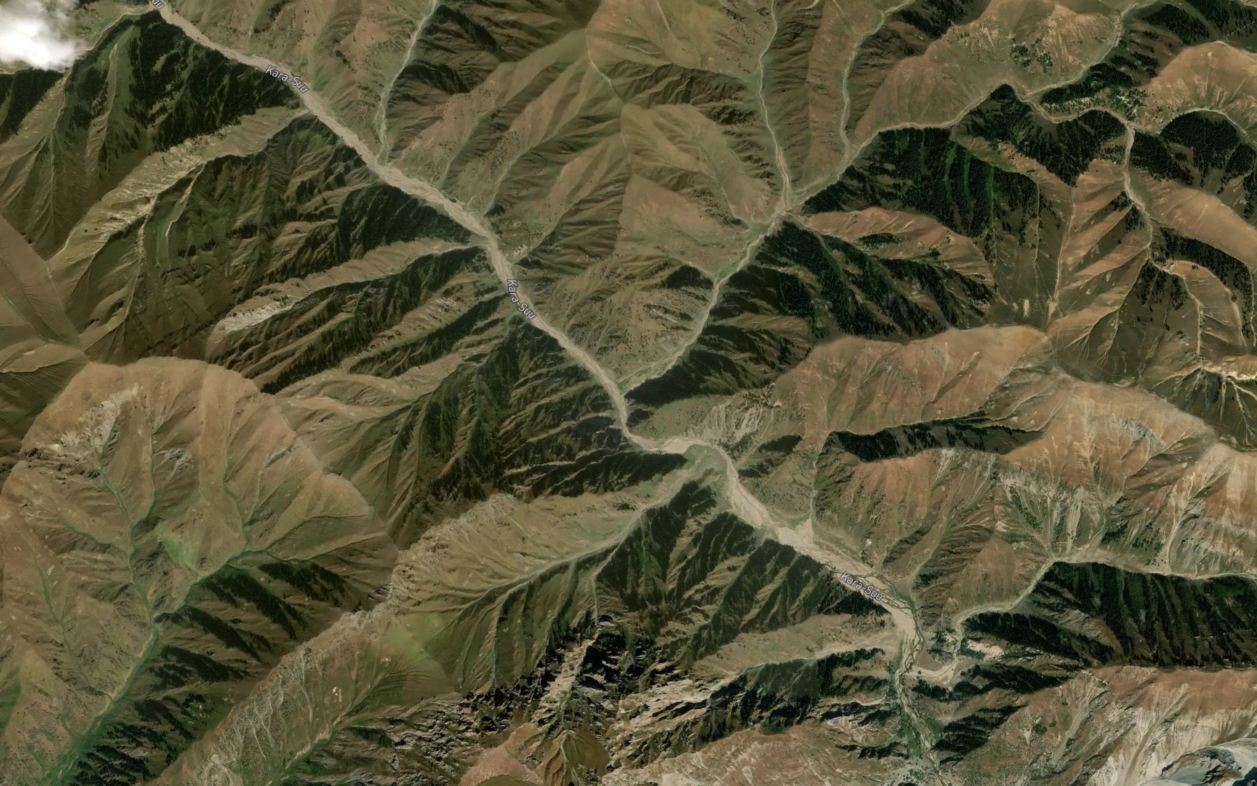 Satellite map of the Kashkasu
