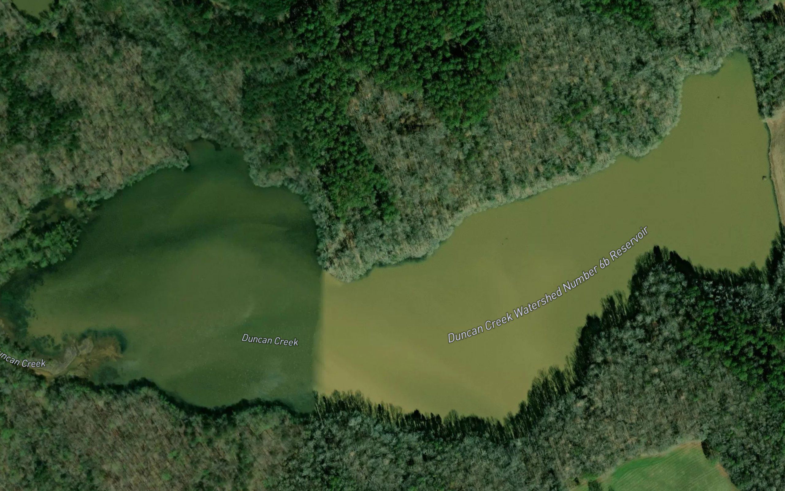 Duncan Creek Watershed Number 6b Reservoir