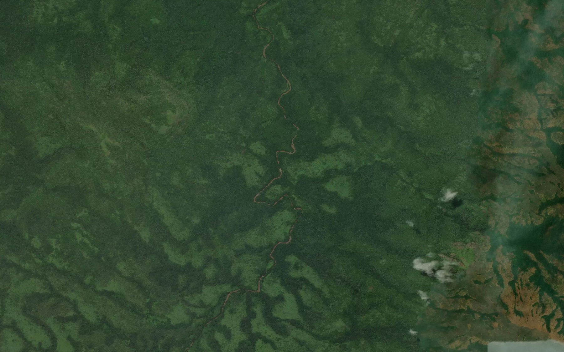 Satellite map of the Katan