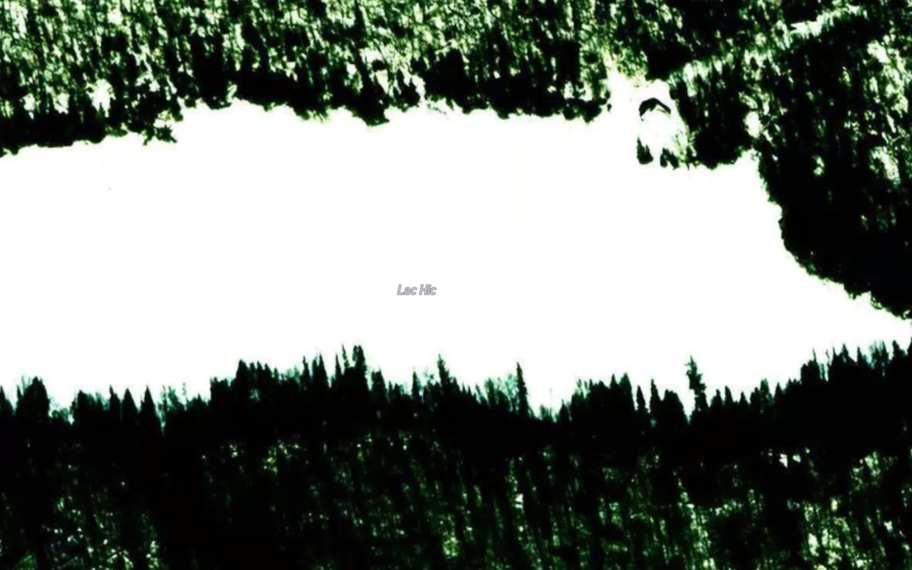 Satellite map of the Lac Hic
